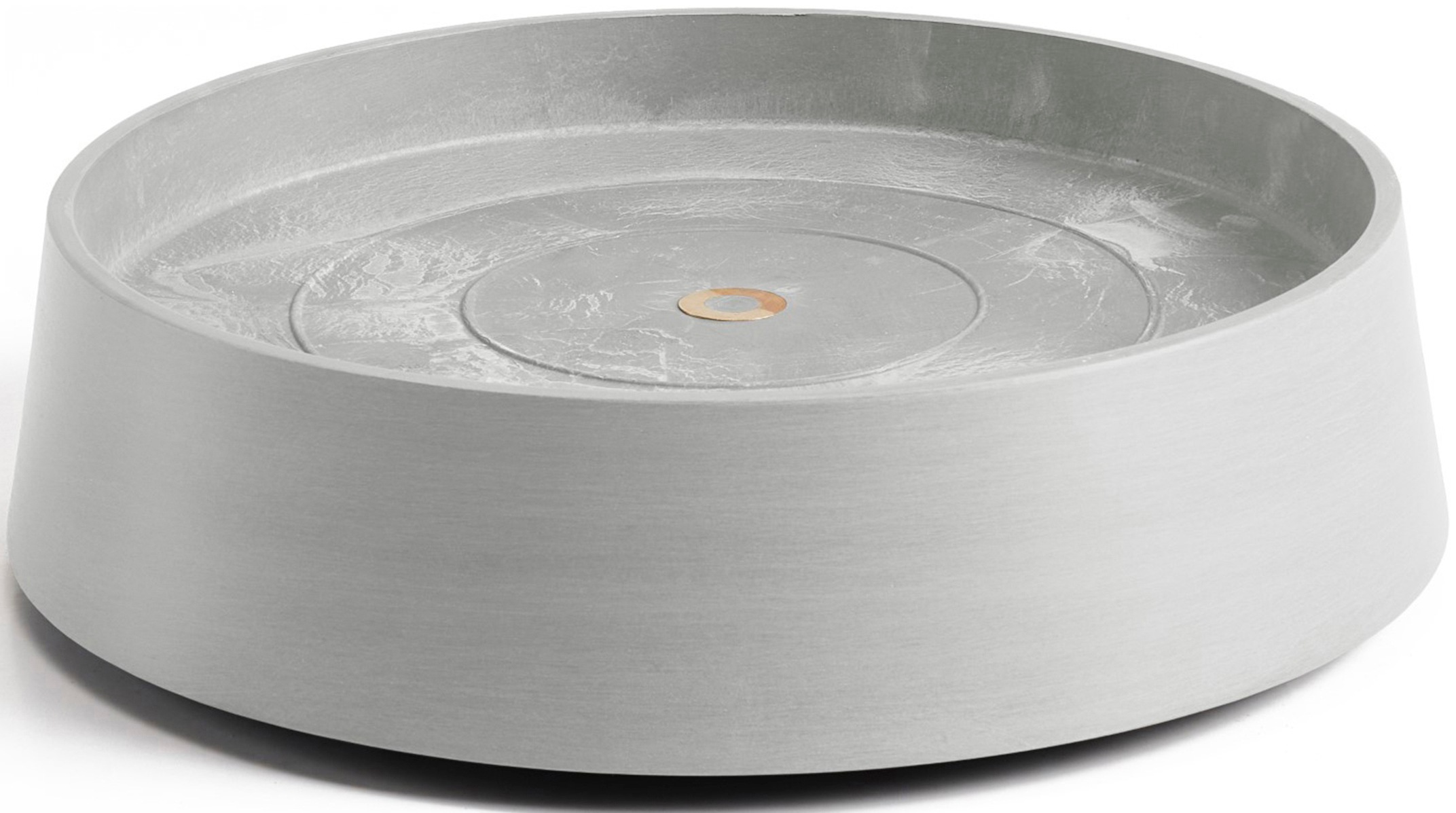 ECOPOTS Topfuntersetzer »mit Rollen Oslo 35 Weißgrau«, für innen und außen: frostsicher, bruchsicher und lichtbeständig