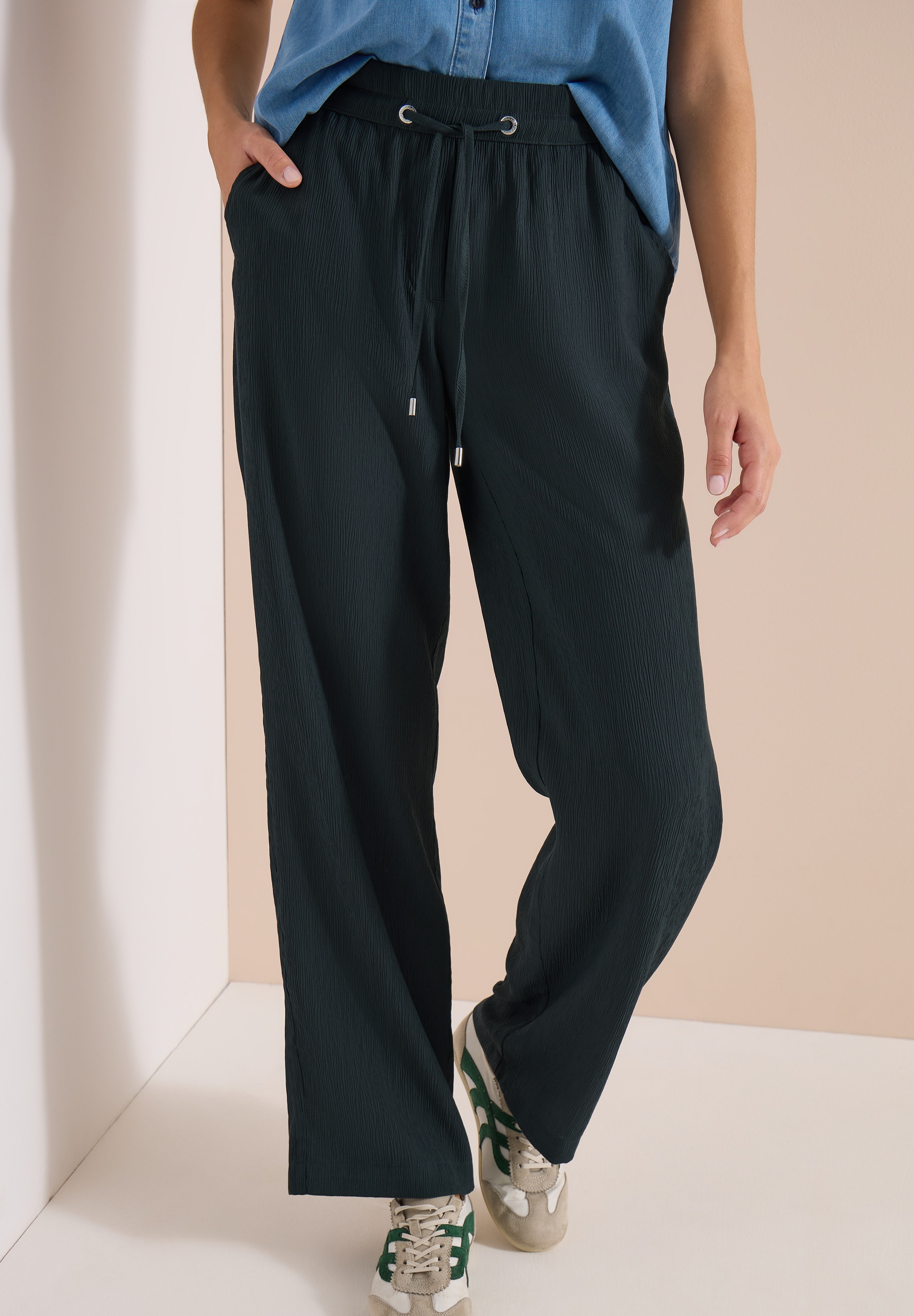 Cecil Stoffhose »Style Neele«  Sommerhose in Struktur-Optik