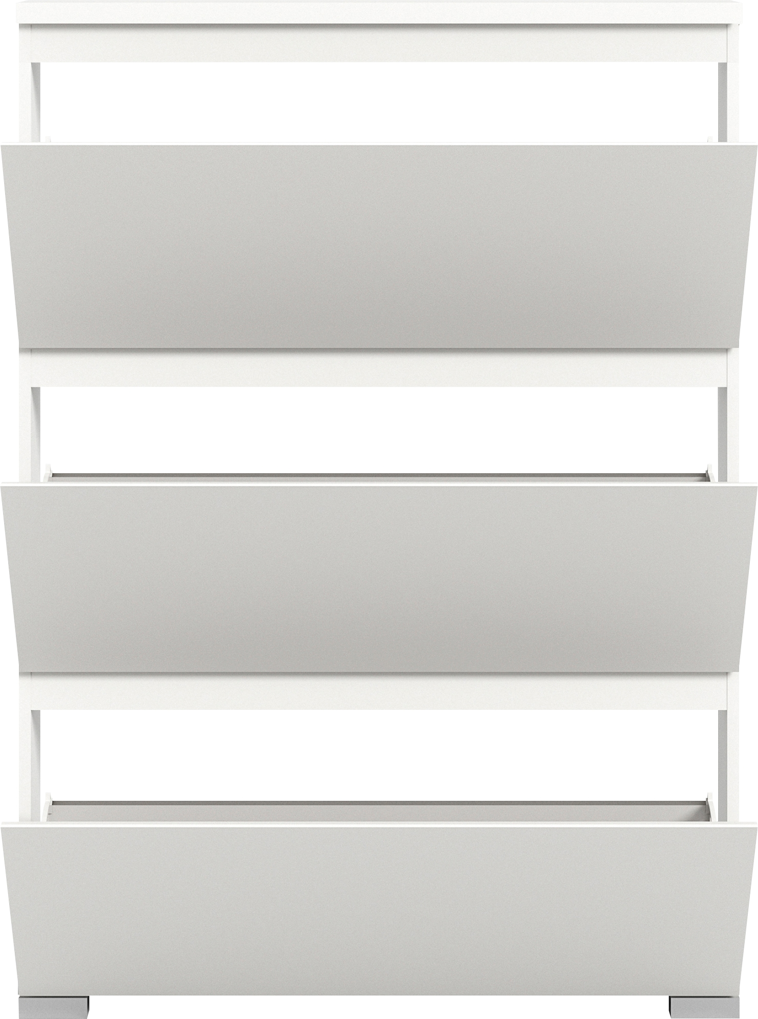INOSIGN Schuhschrank »Skoskap, Tiefe 18cm, 3 Klappen mit Schuhwalze, Platz für 12 Schuhpaare«, Schuhkipper, Schuhkommode, Schuhregal, Kommode, Anrichte