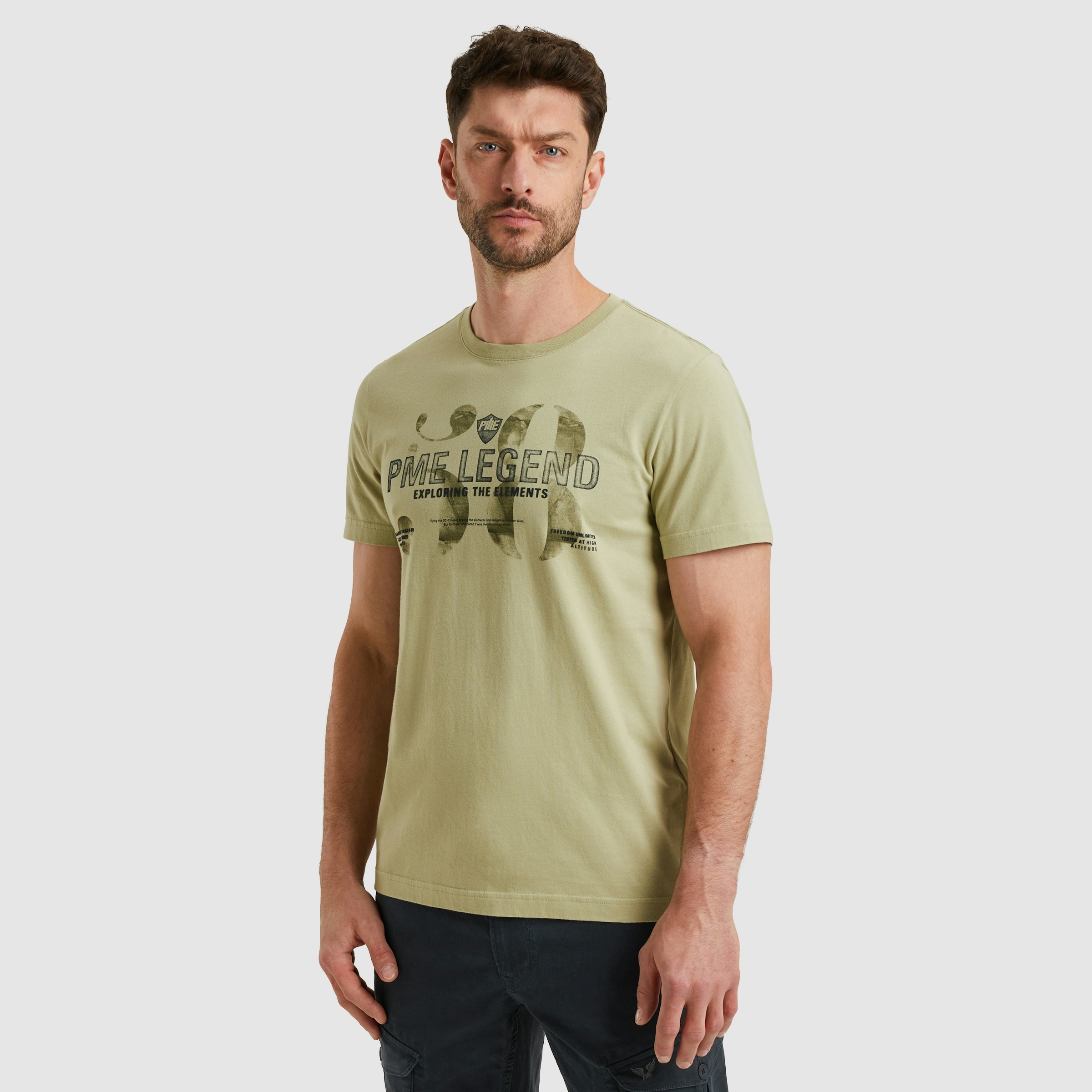 PME LEGEND T-Shirt mit Logo-Print