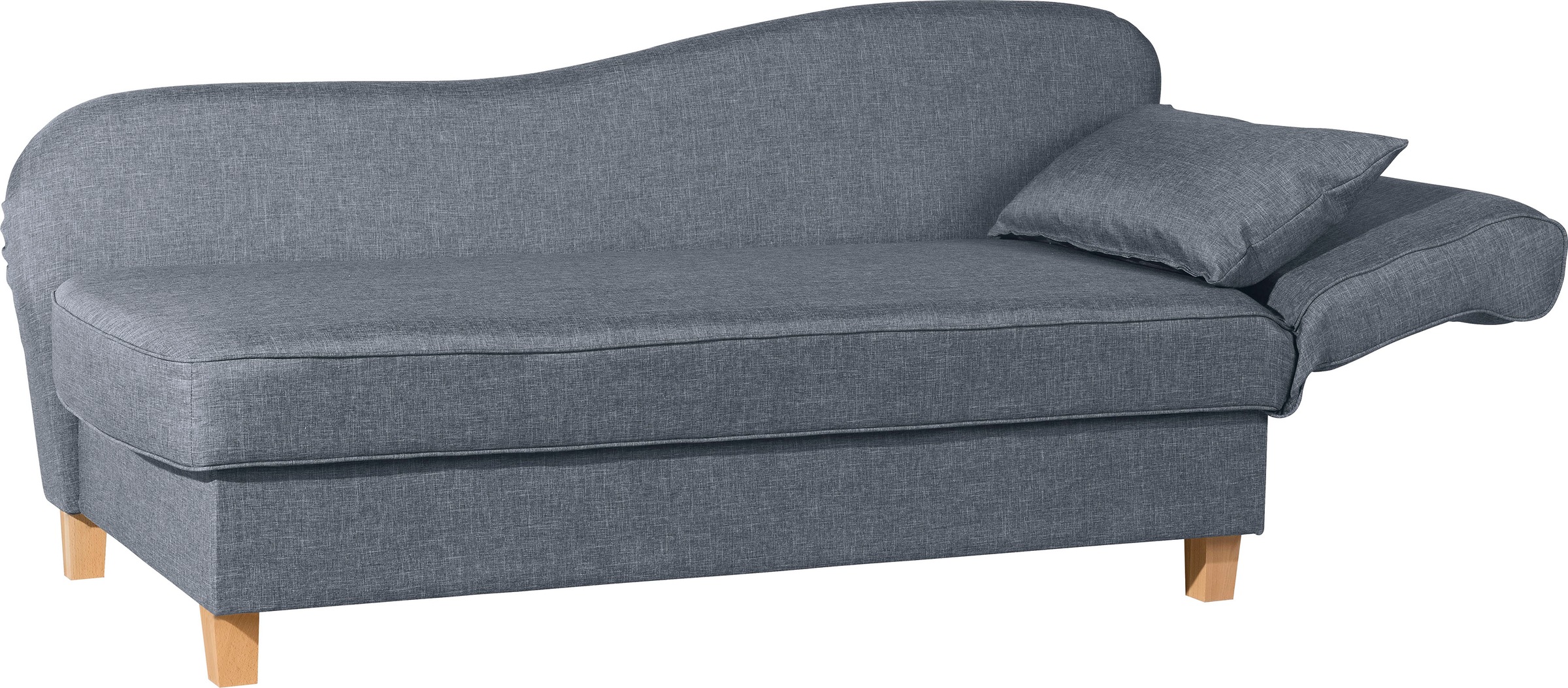 Max Winzer® Recamiere »Saturn mit verstellbarer Armlehne und Bettkasten, bequem zum Relaxen«, Armlehne links oder rechts, inkusive 4 Kissen