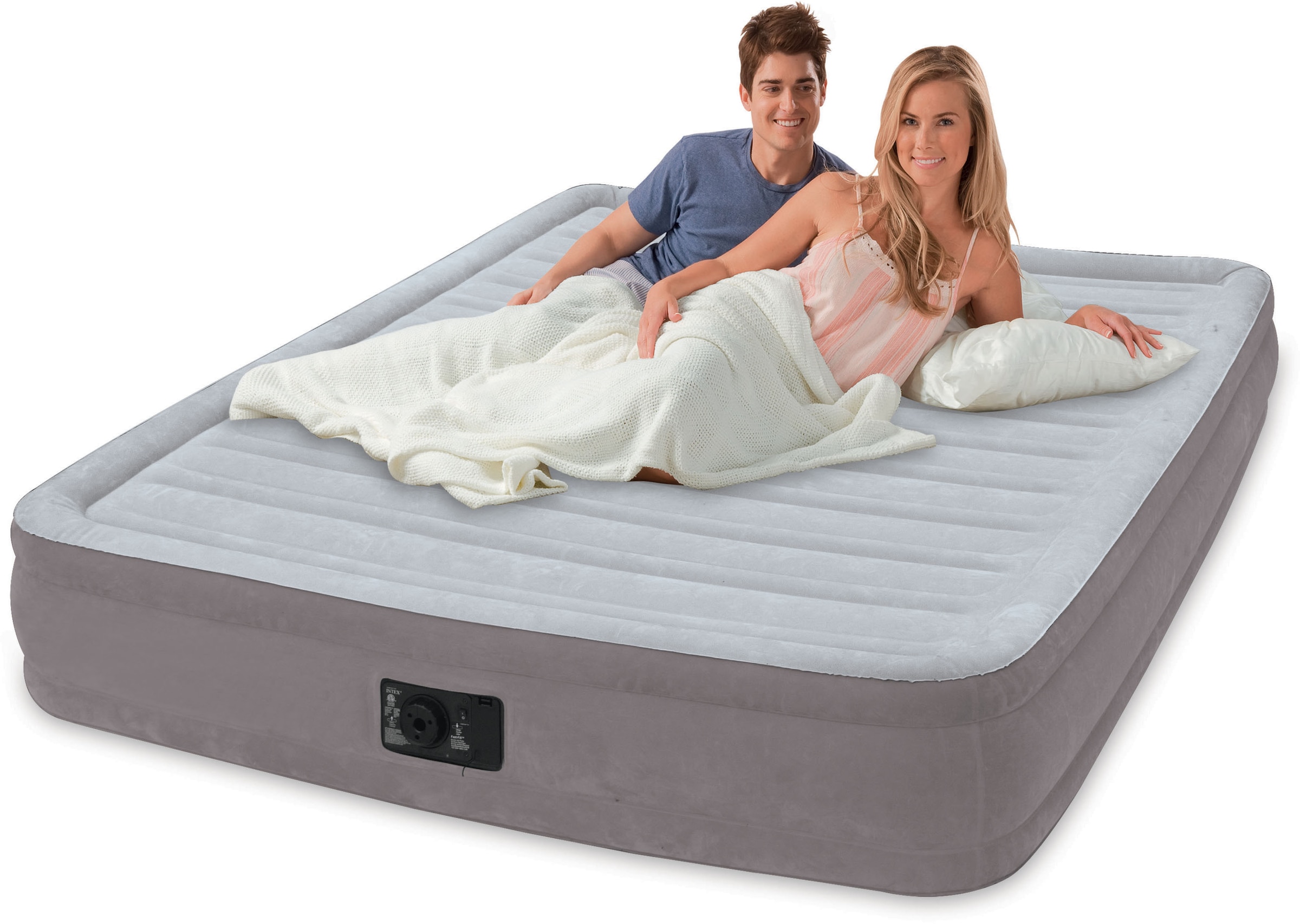 INTEX Luftbett »Comfort-Plush Twin« grau