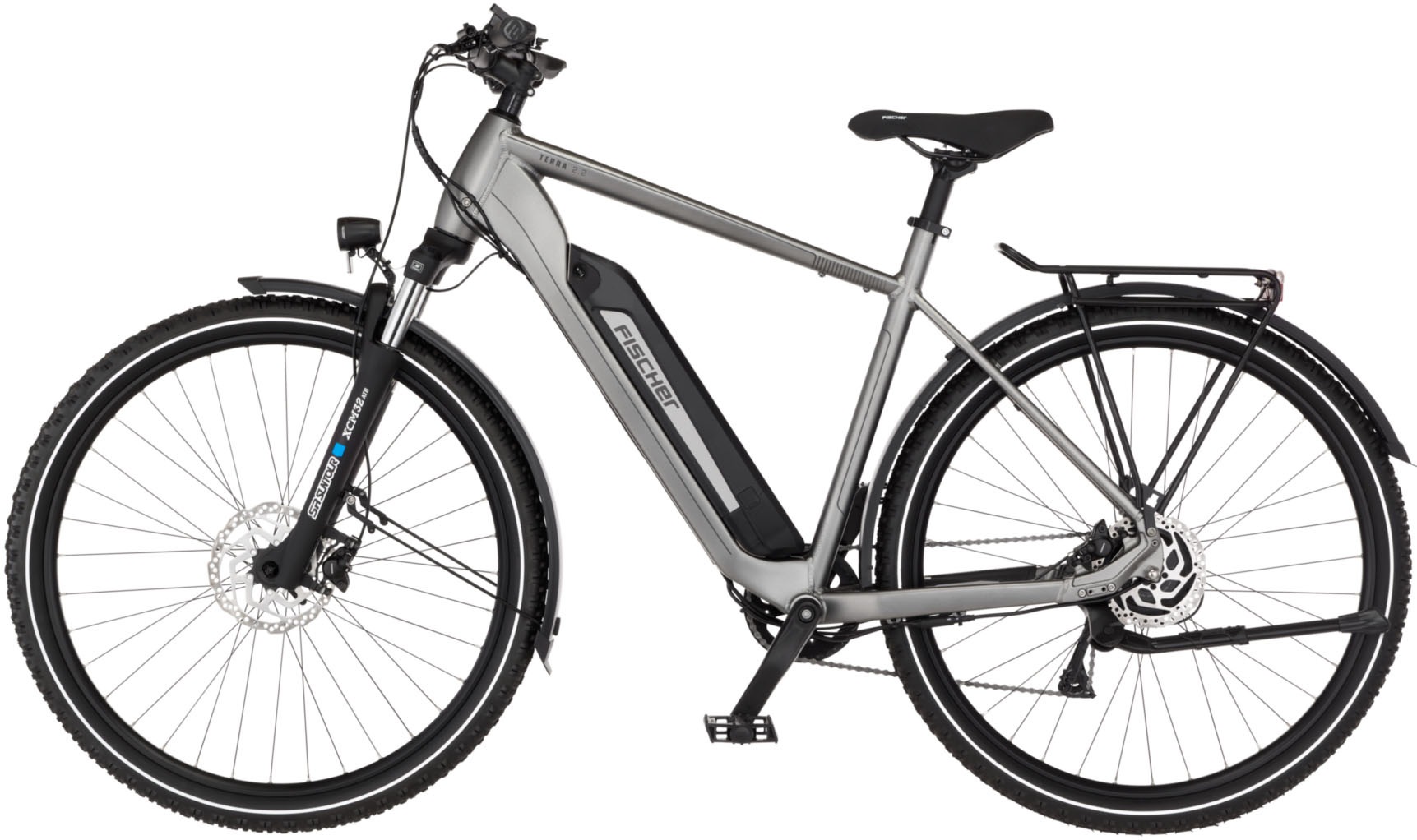 FISCHER Fahrrad E-Bike »TERRA 2.2 688 55«, 8 Gang, Shimano, ACERA, (mit Akku-Ladegerät-mit Werkzeug)