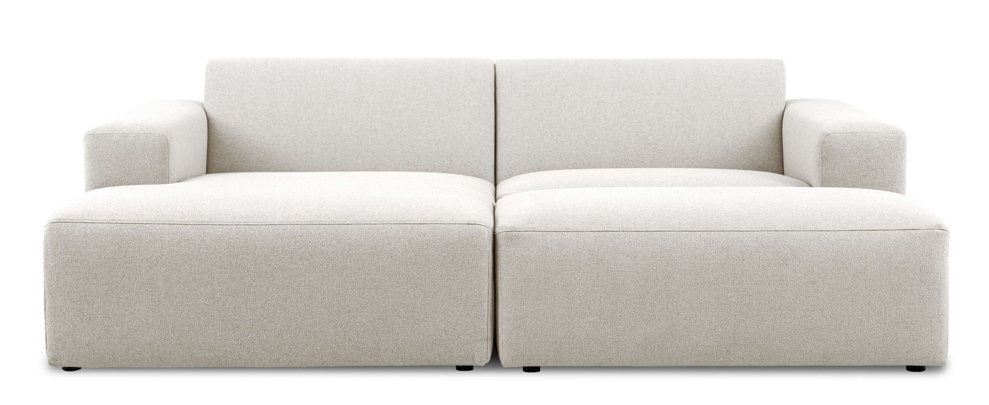 INOSIGN Ecksofa »Koa,228cm, L-Form, Modulsofa, Webstoff, Cord«, Designsofa, Set, Hocker inklusive, weicher Lounge-Sitzkomfort