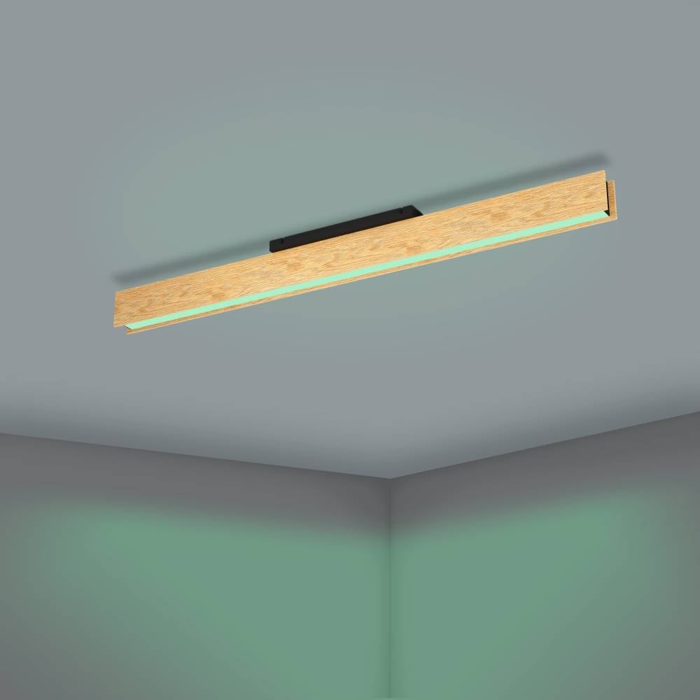 EGLO Deckenleuchte »ANCHORENA-Z«, 1 flammig, Leuchtmittel LED-Modul | LED wechselbar, App und Sprachsteuerung Alexa, RGB, FSC100HB, dimmbar, Deckenlampe