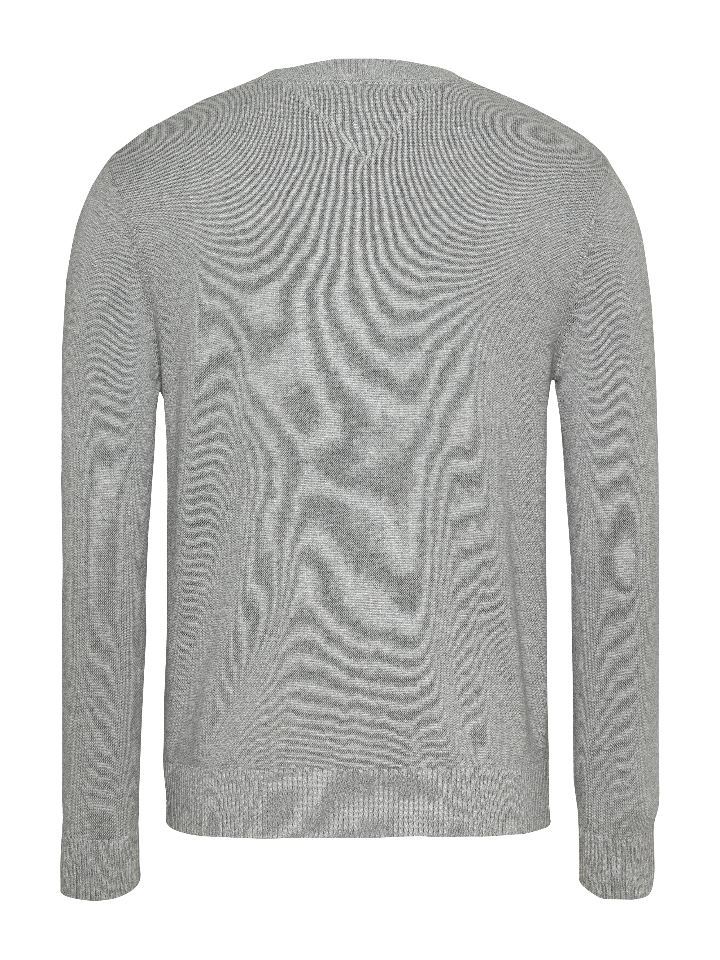 Tommy Jeans Rundhalspullover »TJM SLIM ESSENTIAL LIGHT SWEATER«, mit Flag-Patch