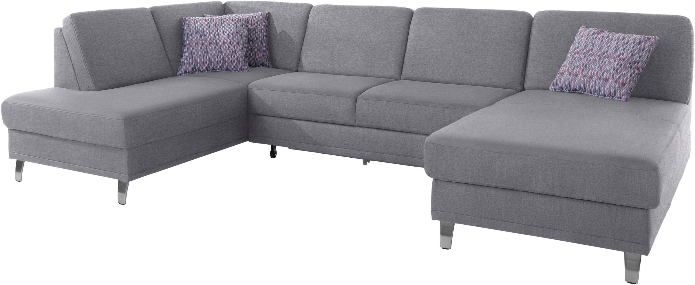 sit&more Wohnlandschaft »Clio U-Form«, wahlweise mit Bettfunktion und Bettkasten, inklusive Federkern