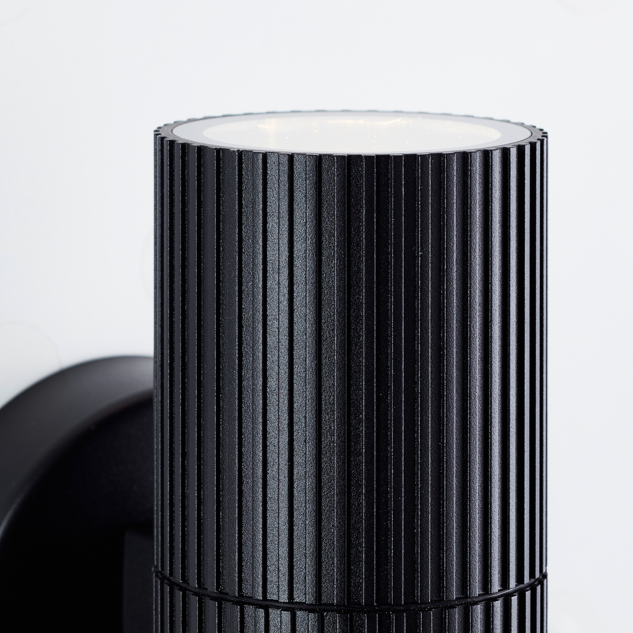 my home Außen-Wandleuchte »KEOLA« GU10 1 Stk. Up- & Down Light, GU10 , IP44, 9 x 18 x 11 cm, Aluminium/Glas, schwarz