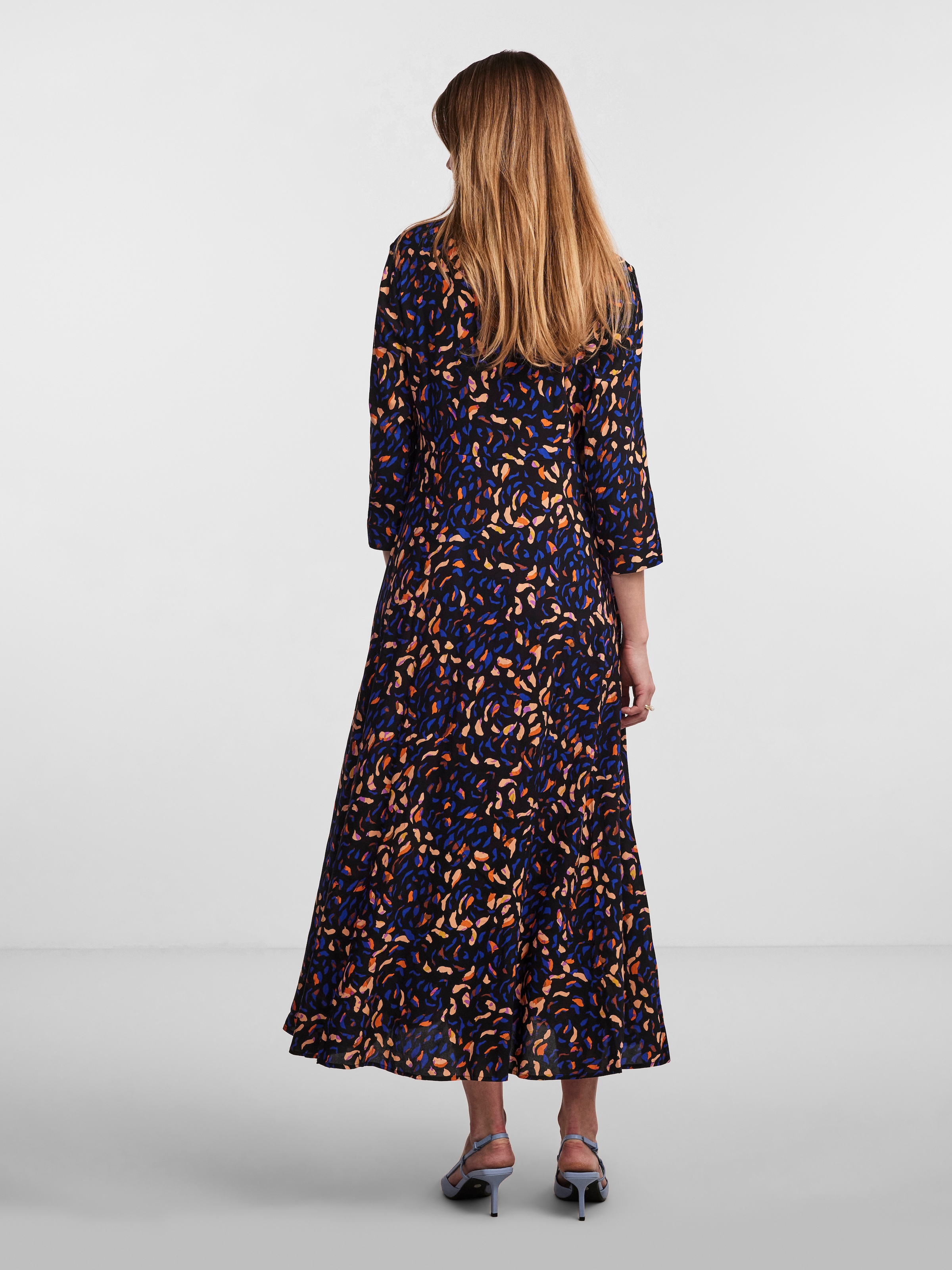Y.A.S Hemdblusenkleid »YASSAVANNA LONG SHIRT DRESS« Sommerkleid, mit 3/4 Ärmel