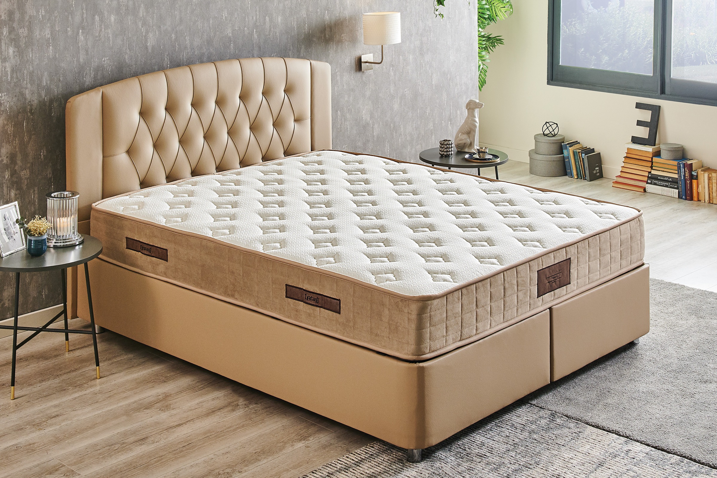 Yatas Bedding Bonnellfederkernmatratze »Majestät Luxus, Matratze 90x200, 14 günstig online kaufen