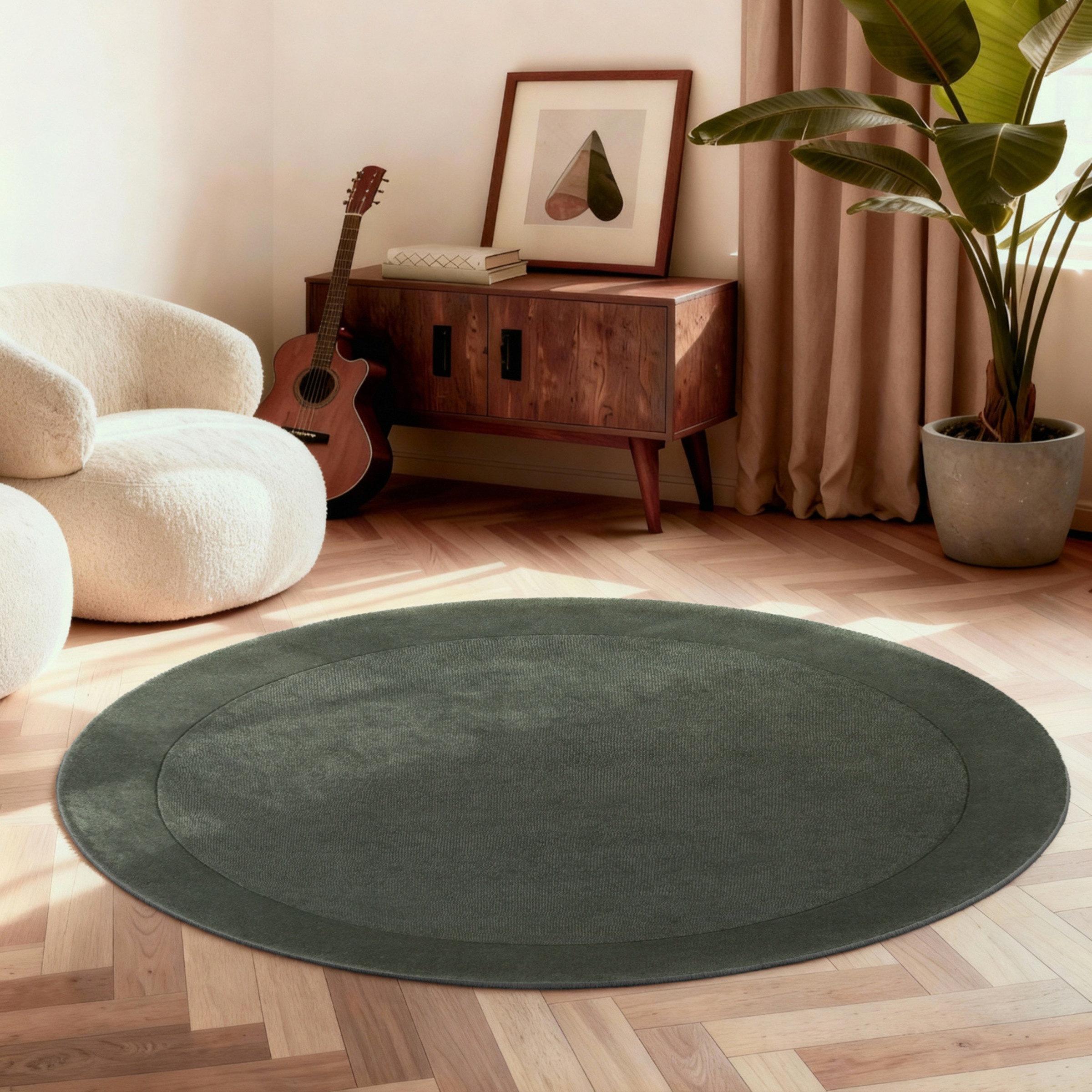 Villeroy & Boch Teppich »Wollteppich Kari« rund 17 mm Höhe Handgewebt, Woll günstig online kaufen