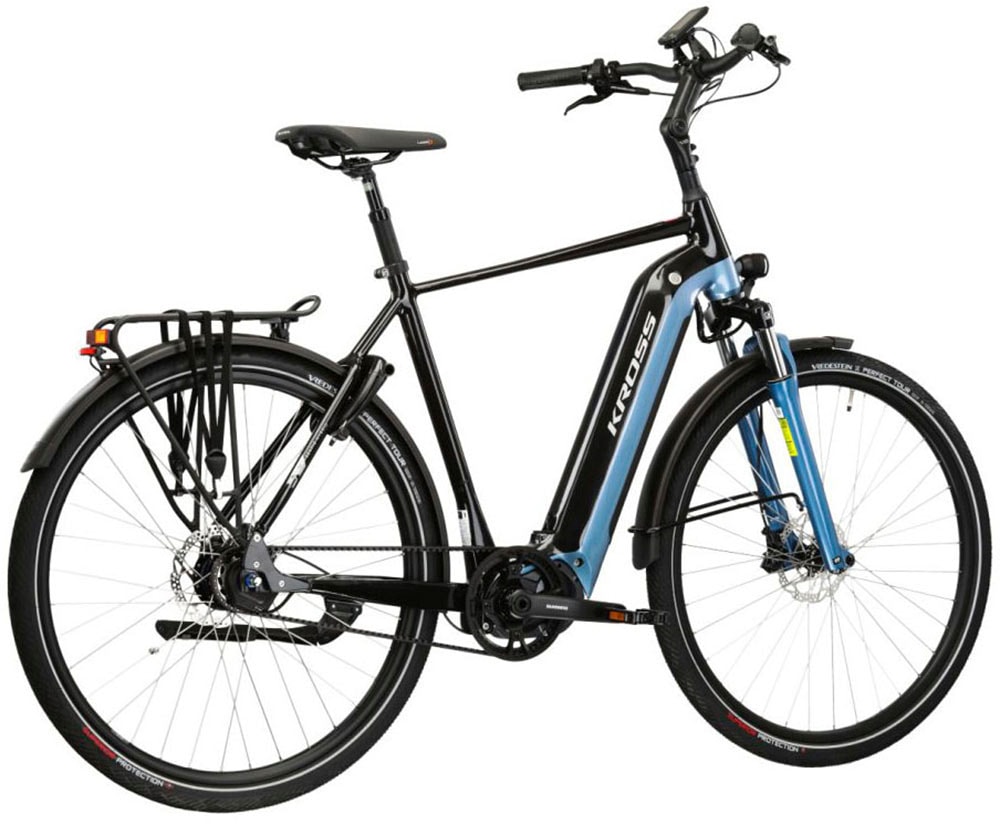 Kross »Sentio 6.0 28" grün - Shimano Mittelmotor« 8 Gang Shimano Nexus Schaltwerk Nabenschaltung Mittelmotor 250 W SHIMANO 36 V/250 W E6100, Mittelmotor