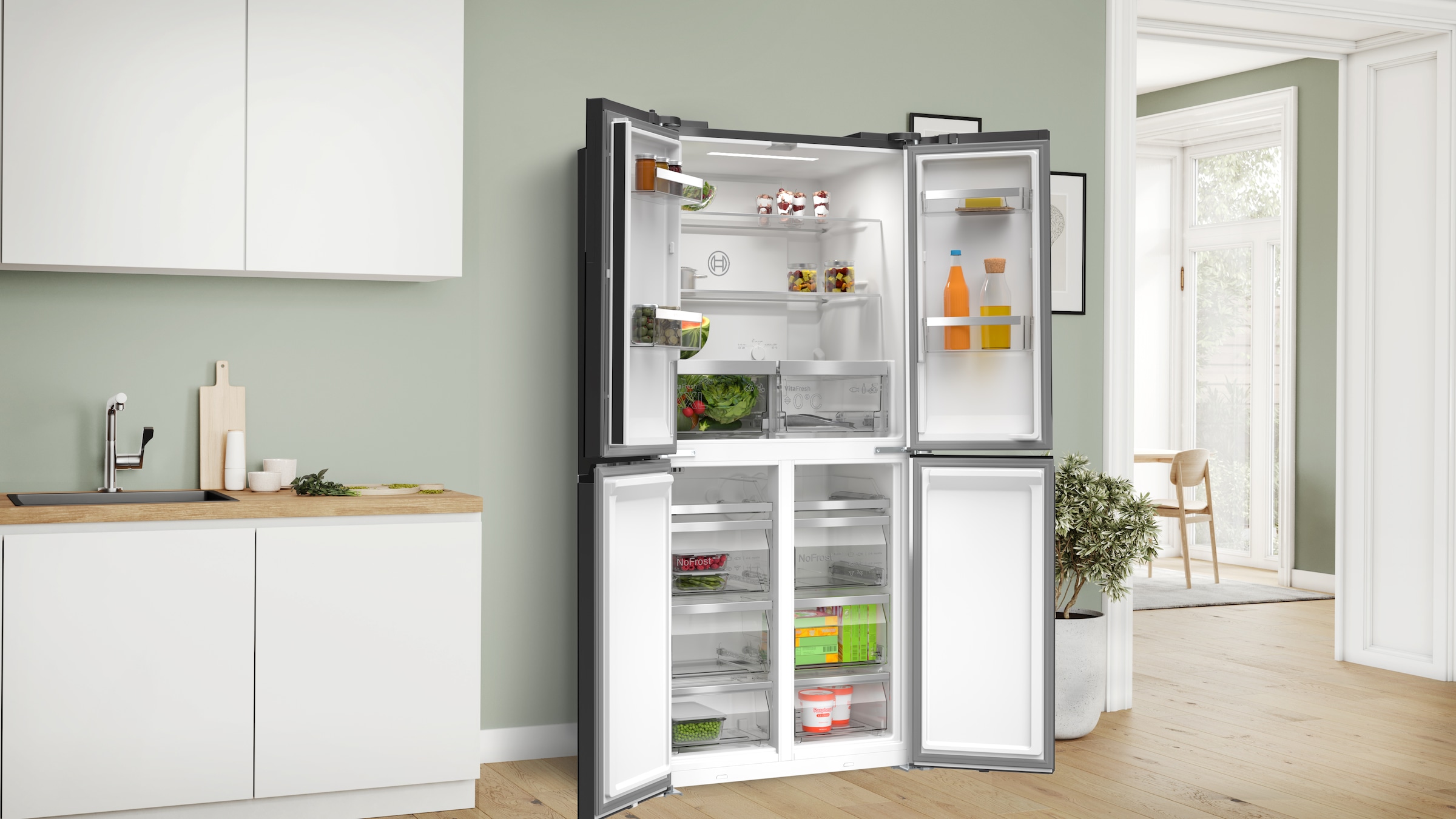BOSCH Multi Door Serie 4 »KMC85LBEA«