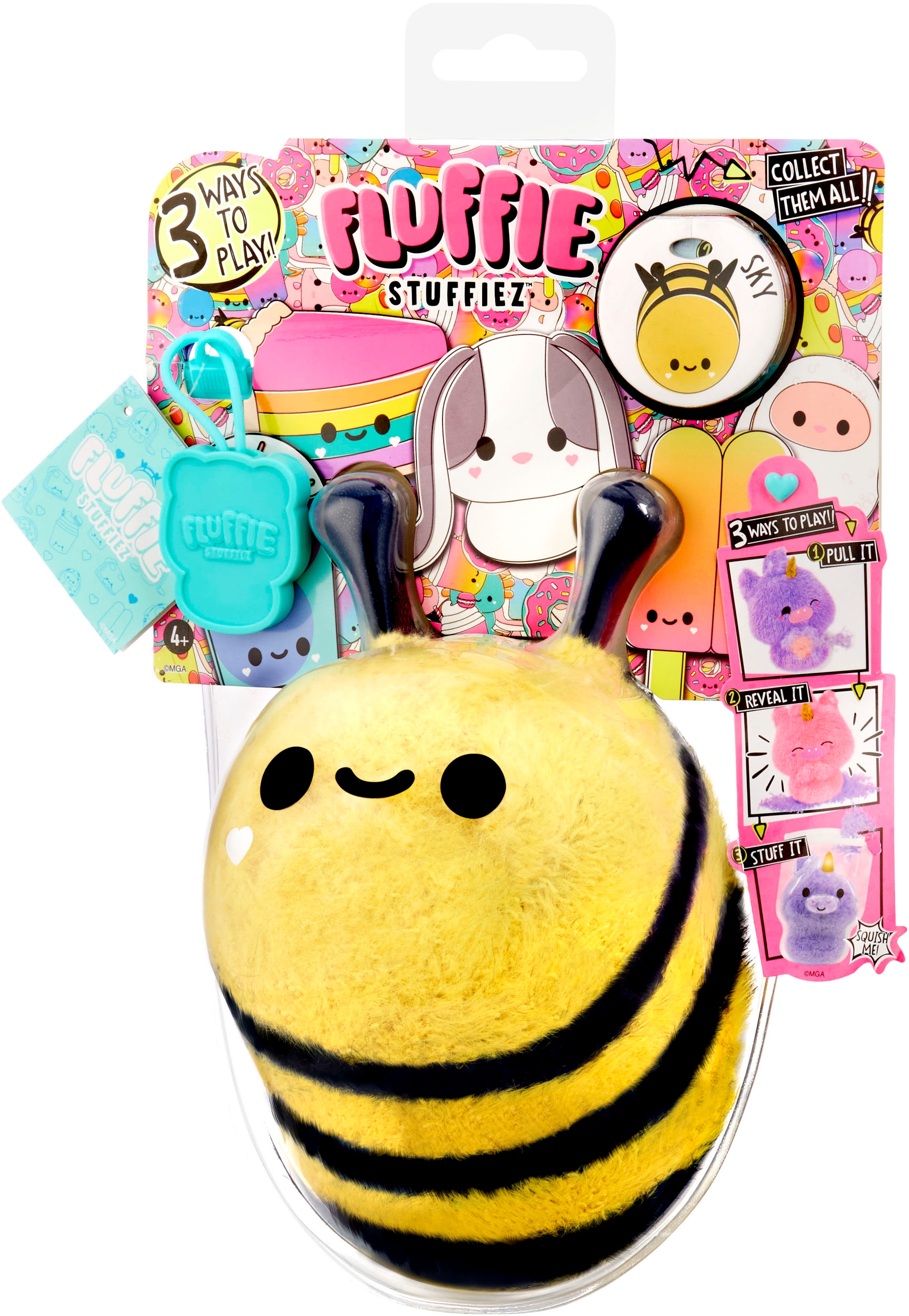 Plüschfigur »Fluffie Stuffiez Small Plush - Bee/ Lady Bug«