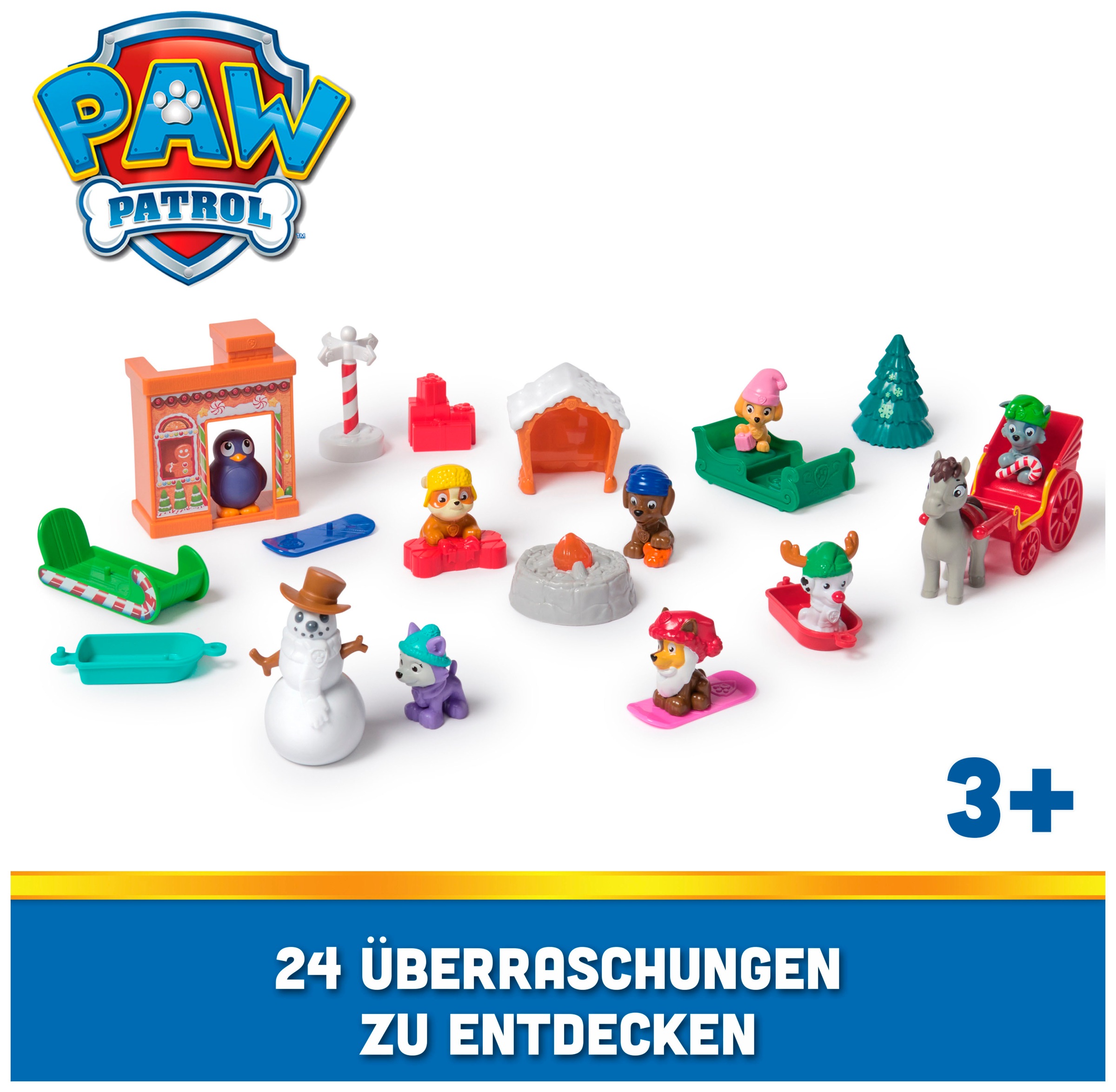 Spin Master Spielzeug-Adventskalender »Paw Patrol 2024«, ab 3 Jahren