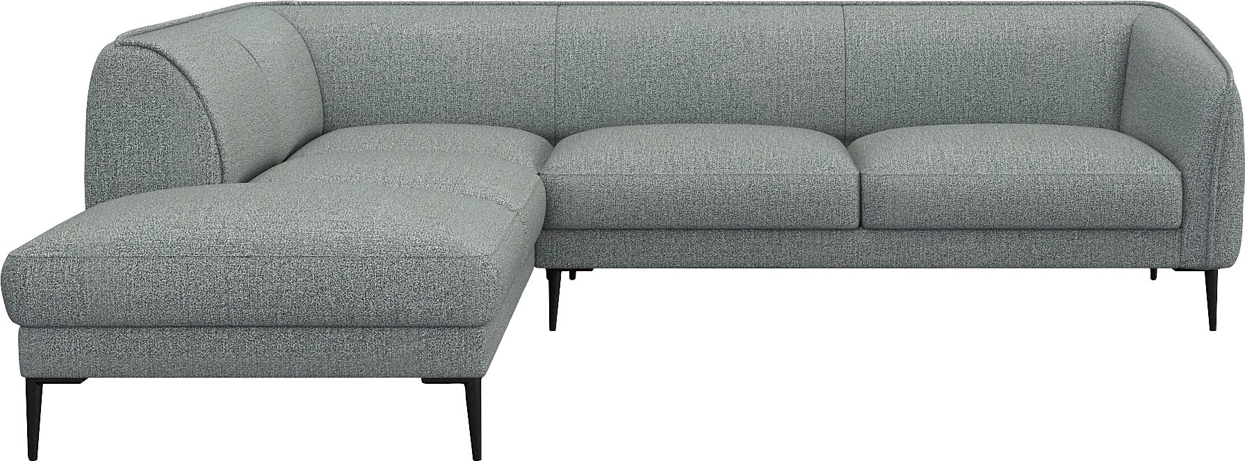 FLEXLUX Ecksofa »Belle Designsofa, L-Form, B/T 268/209 cm«, Skandinavisches günstig online kaufen