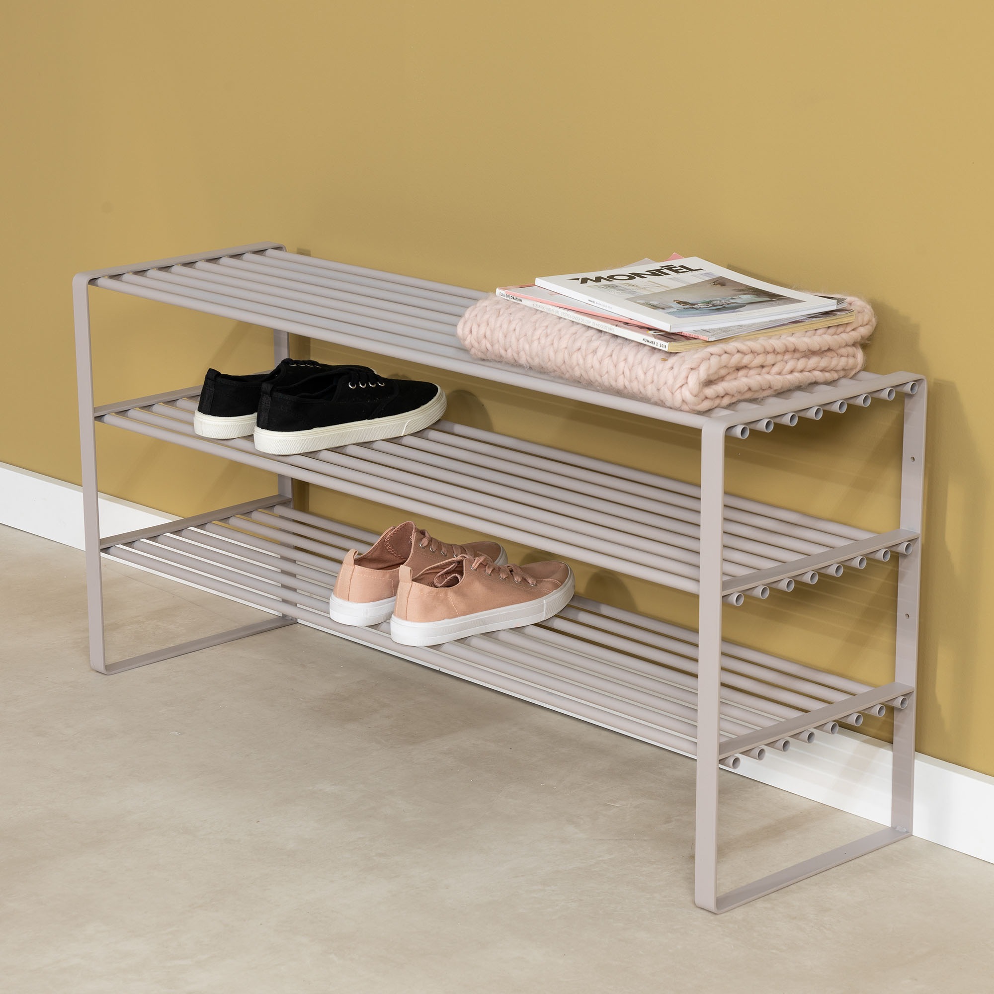 Spinder Design Schuhregal »REX SR 2 - 100 cm« 1 Stk. tlg. Regal aus Stahl, günstig online kaufen