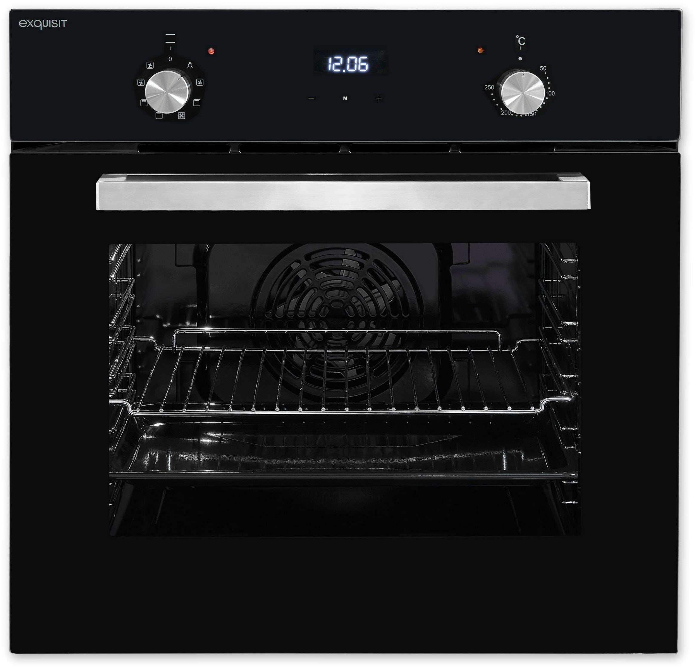 exquisit Einbaubackofen »EBE 657-2H sw«, Heißluft&Pizzastufe - ideal für ei günstig online kaufen