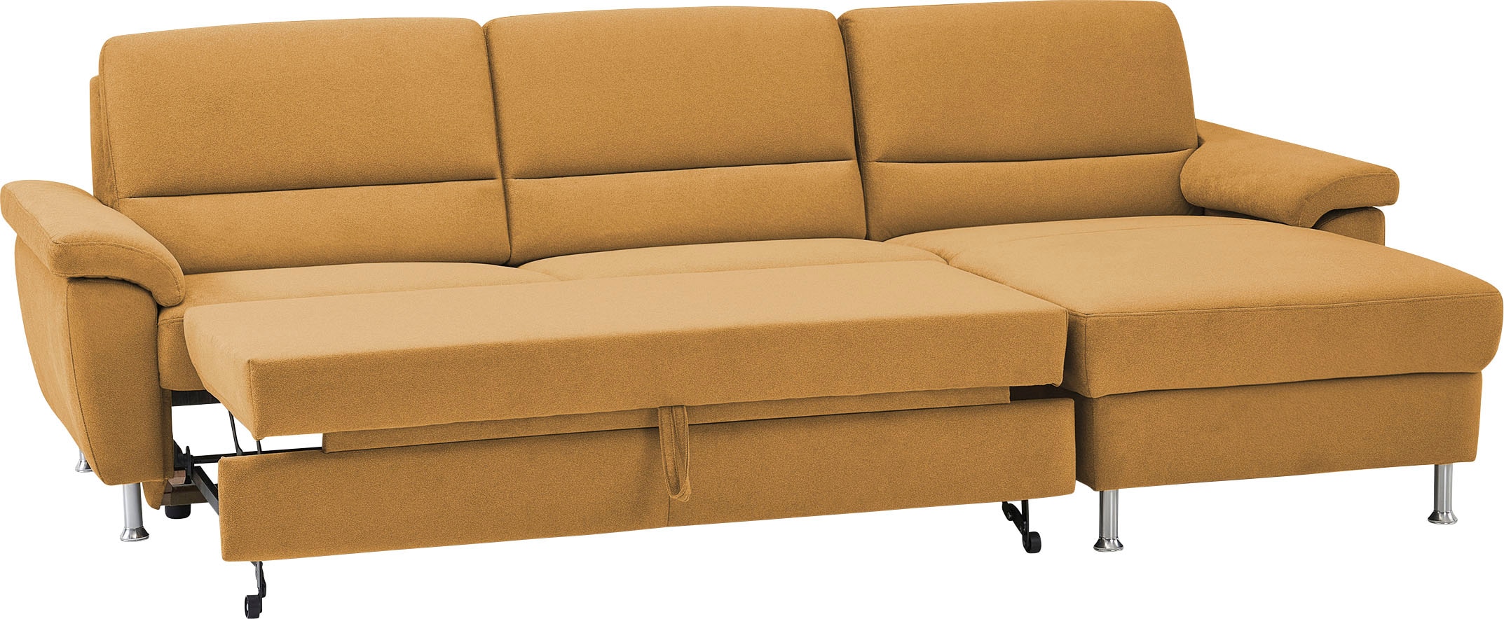 CALIZZA INTERIORS Ecksofa »Onyx L-Form«, Recamiere links oder rechts, wahlweise mit Bettfunktion, Breite 270 cm