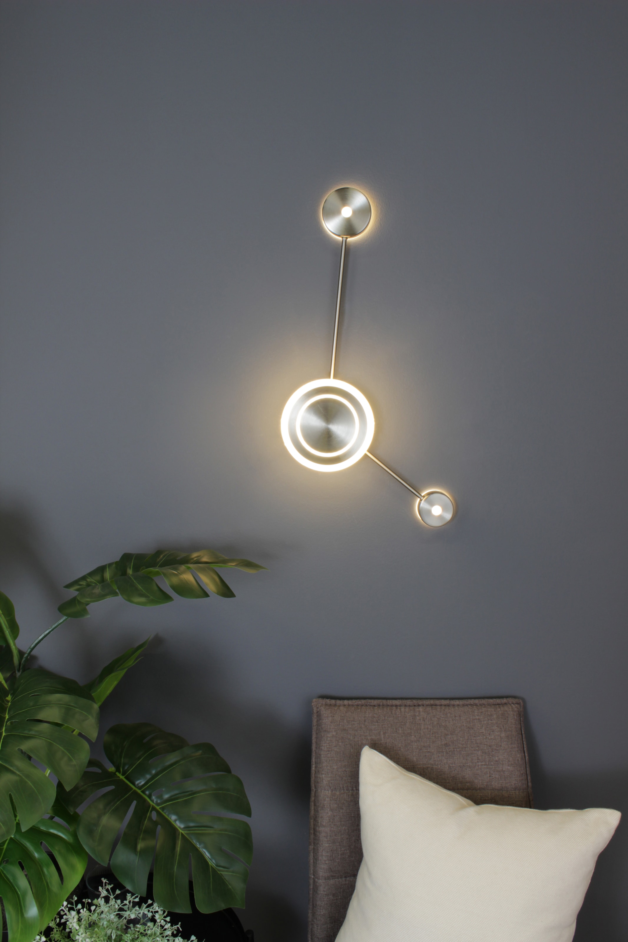 ECO-LIGHT LED Wandleuchte »LED-Wandleuchte SOLAR«, 3 flammig, Leuchtmittel günstig online kaufen