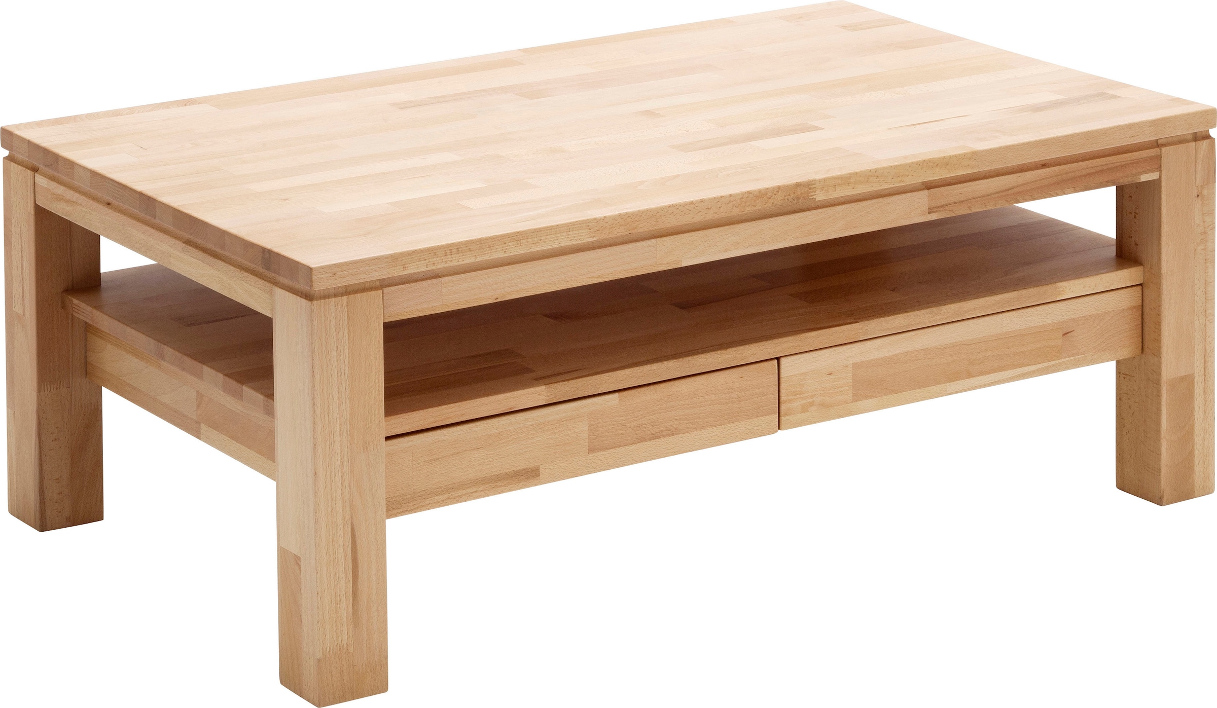 MCA furniture Couchtisch »TOPSELLER!«, (Couchtisch), Couchtisch Massivholz mit Schubladen