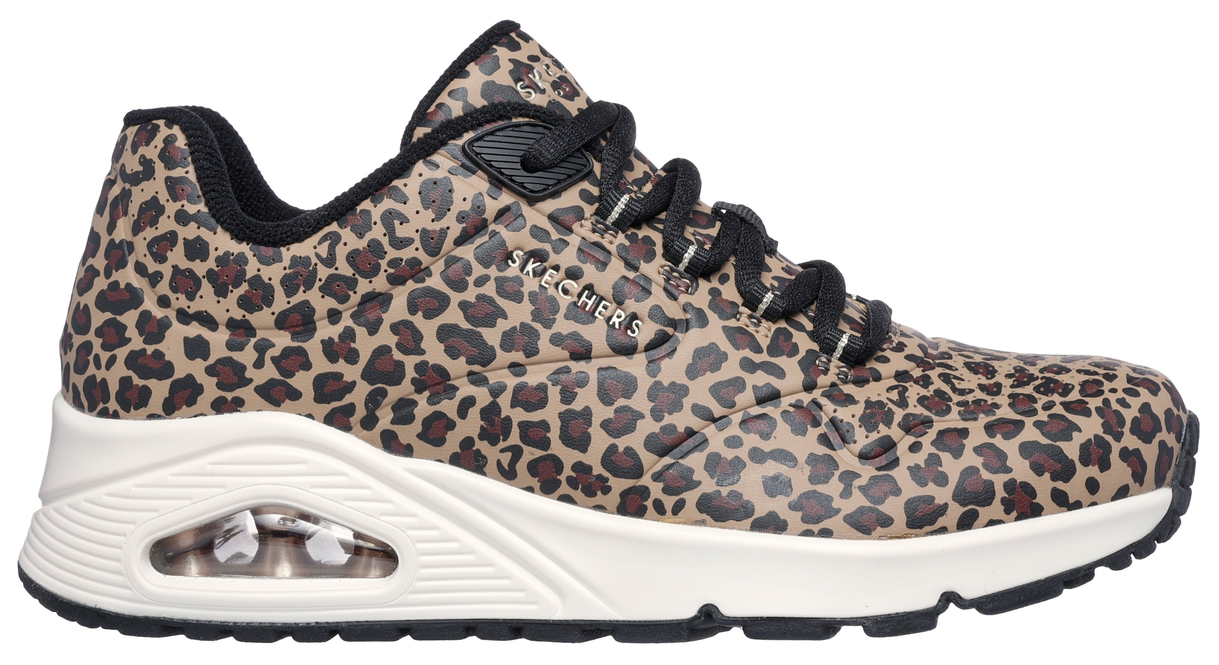 Skechers Sneaker »UNO-KAT-NEATO«, Leo Sneaker, Schnürschuh mit Air-Cooled Memory Foam