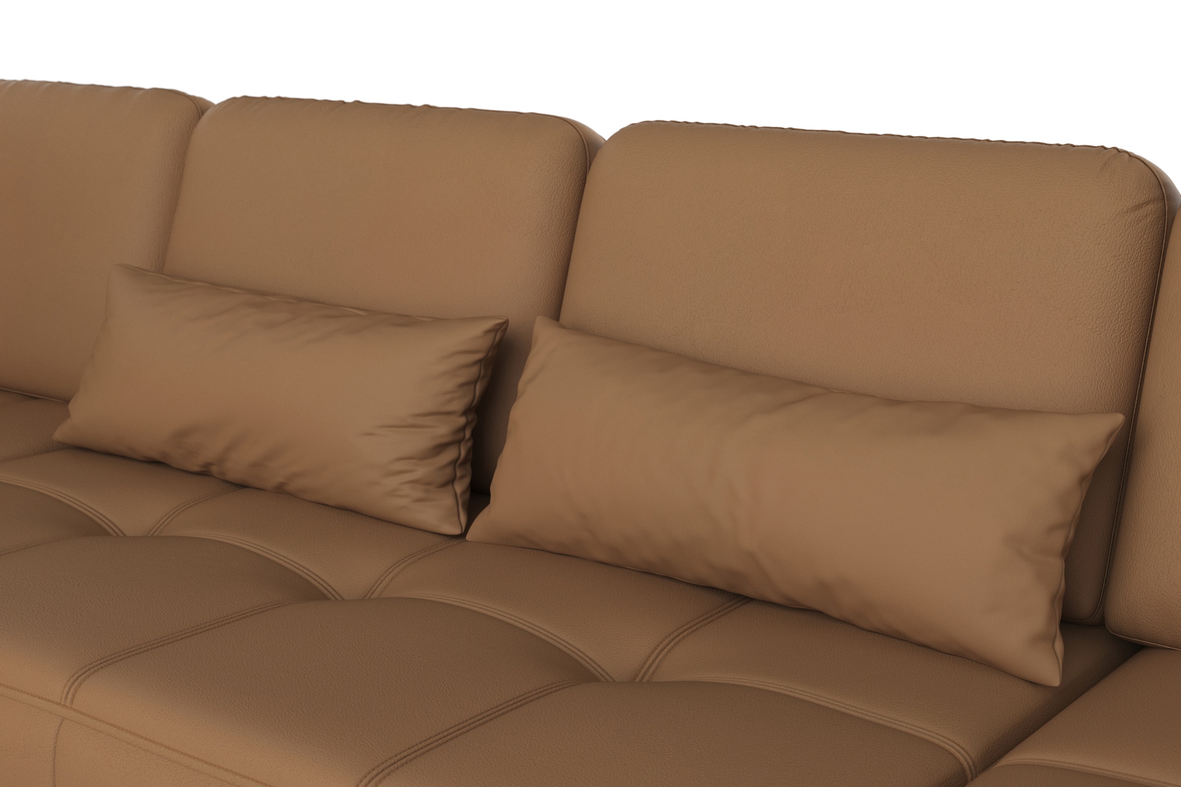 sit&more Wohnlandschaft »Bendigo U-Form«, inklusive Sitztiefenverstellung, Bodenfreiheit 15 cm, in 2 Fußfarben