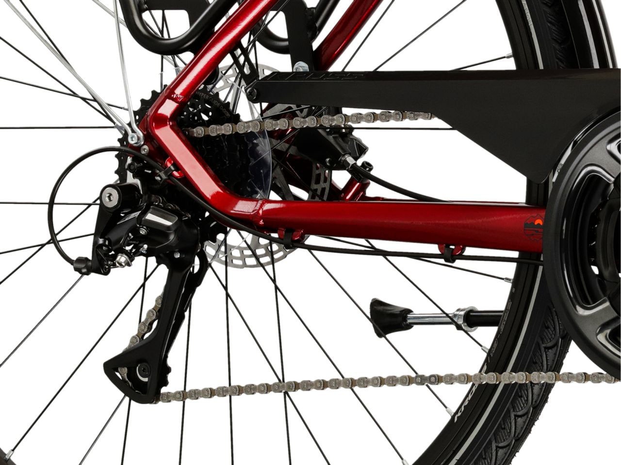 Kross Trekkingrad »Herren-Trekkingrad 28" Trans 4.0 Rot 24 Gänge« 24 Gang Shimano ACERA M3020 Schaltwerk Kettenschaltung