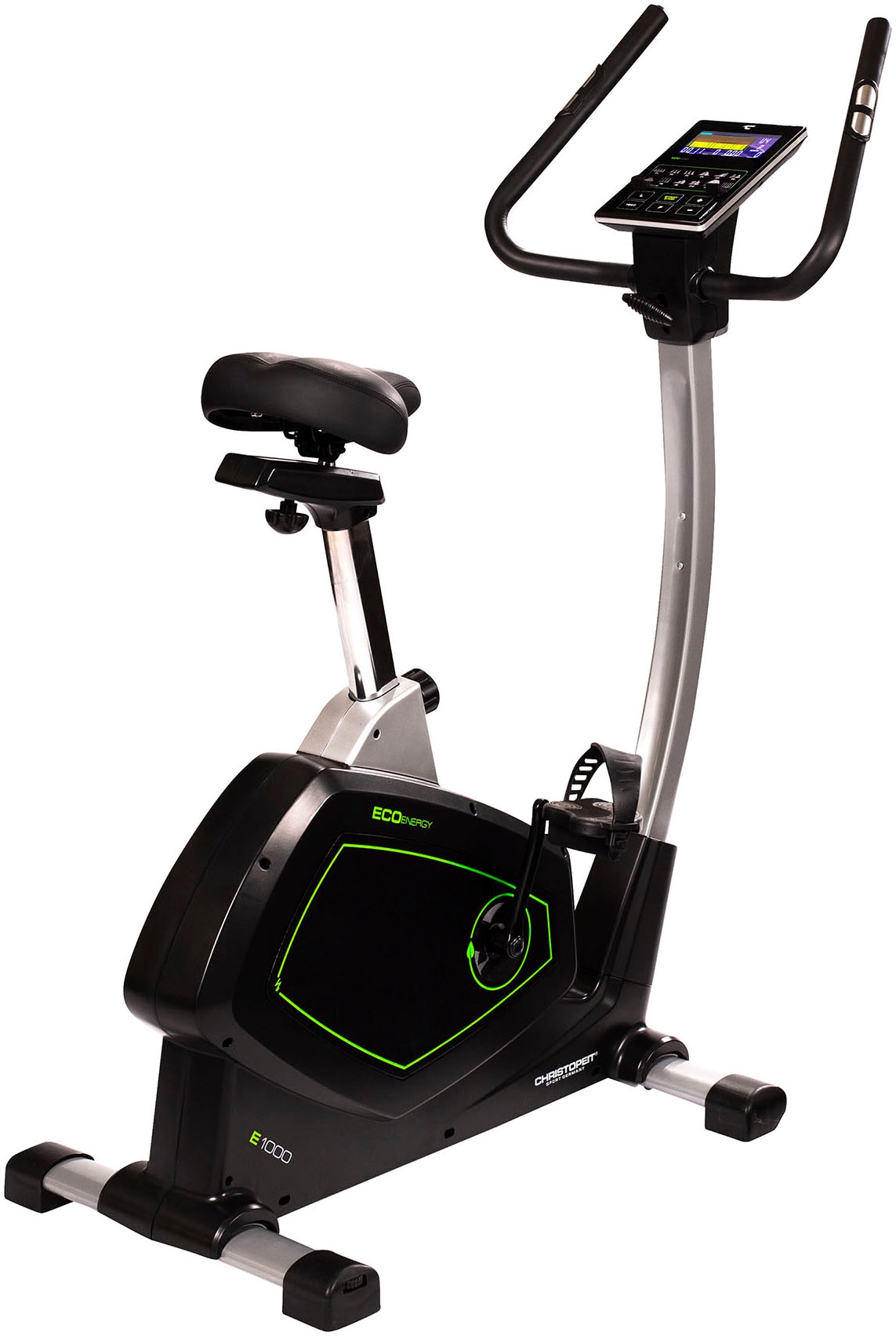 Christopeit Sport® Ergometer »Eco 1000«, (mit Tablet-Halterung), Schwungmasse ca. 10 kg, 24 Widerstandsstufen