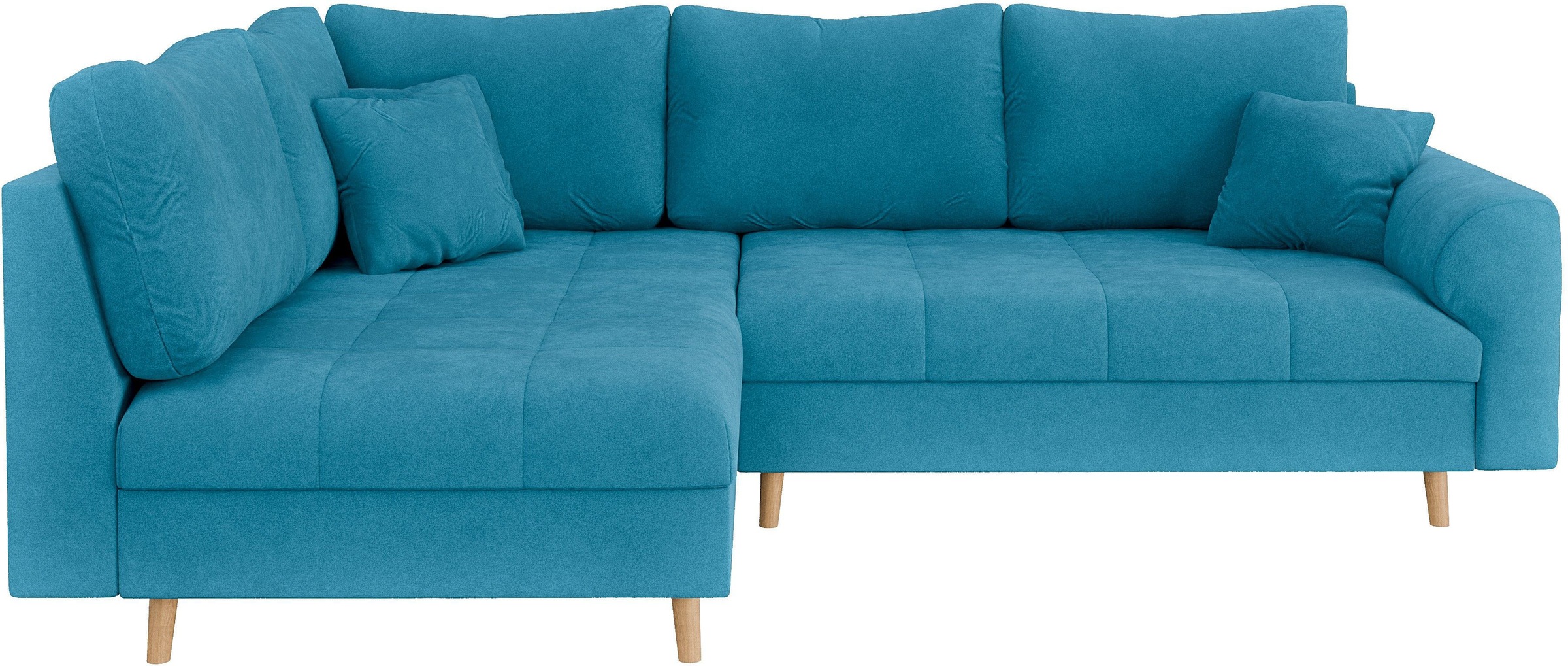 Home affaire Ecksofa »CHARRE L-Form mit Ottomane, Maße B/T/H: 231/161/81 cm günstig online kaufen