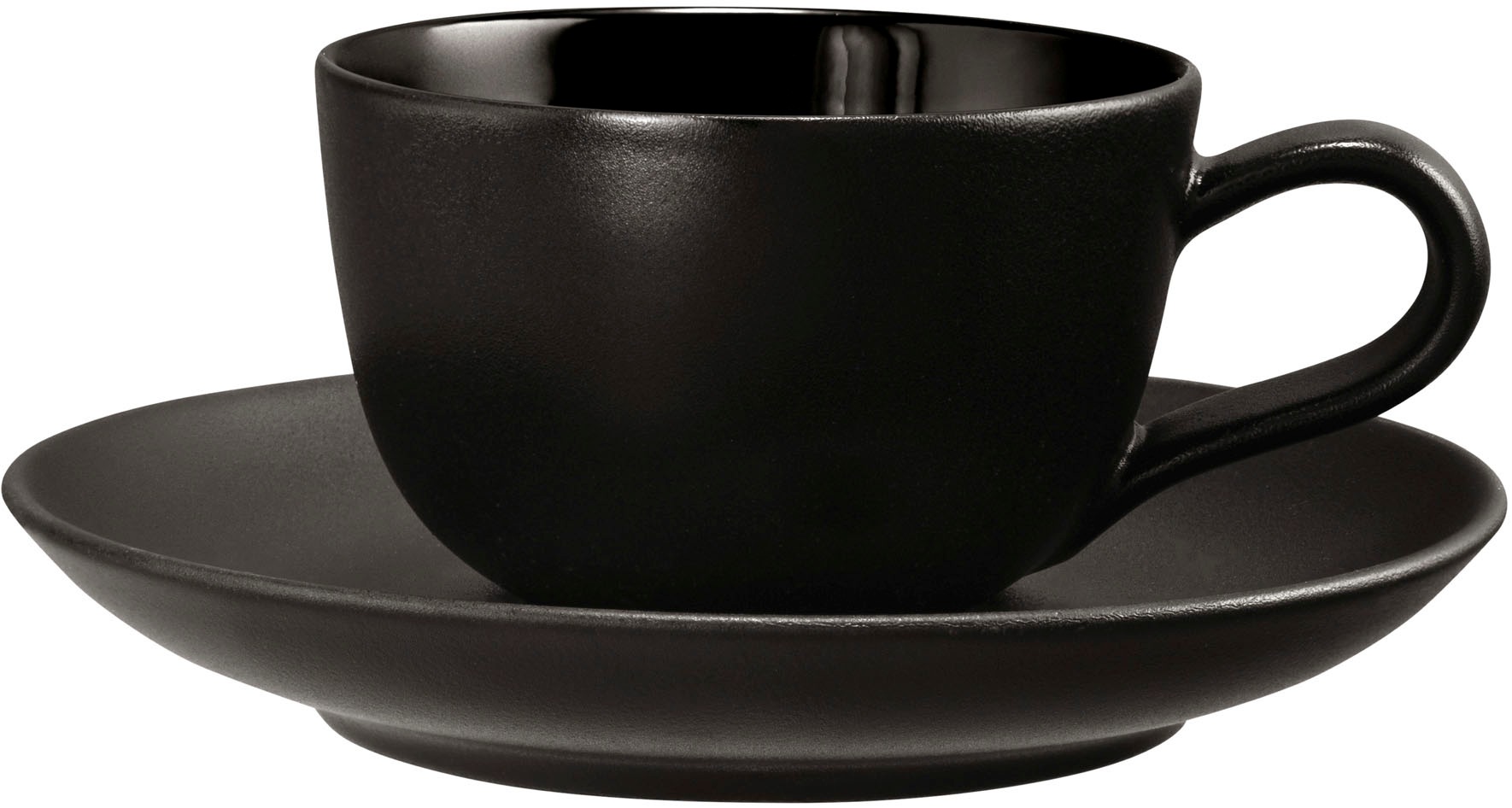 Seltmann Weiden Espressotasse »Liberty - Velvet Black«, (1 tlg.), Espressoobertasse 0,09 l