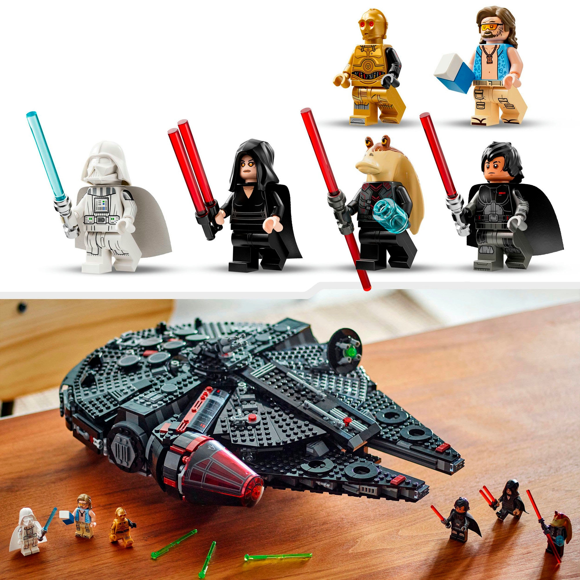 LEGO® Konstruktionsspielsteine »Dunkler Millennium Falke (75389), LEGO Star Wars TM«, (1579 St.), Made in Europe