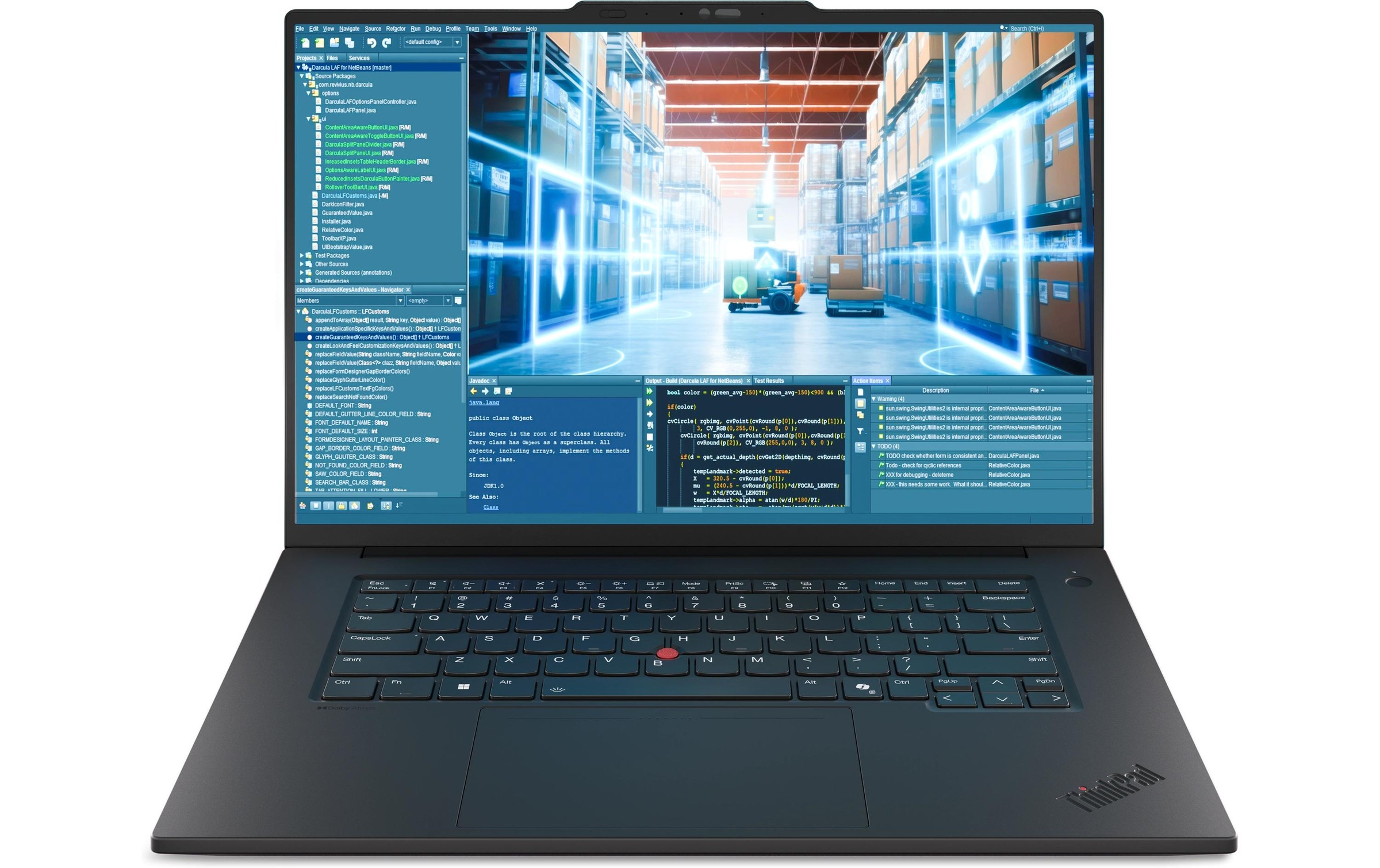 Lenovo Notebook »ThinkPad P1 Gen 8 (Intel)« 40,64 cm / 16 ″ Intel Core Ultra 7 1.000 GB SSD