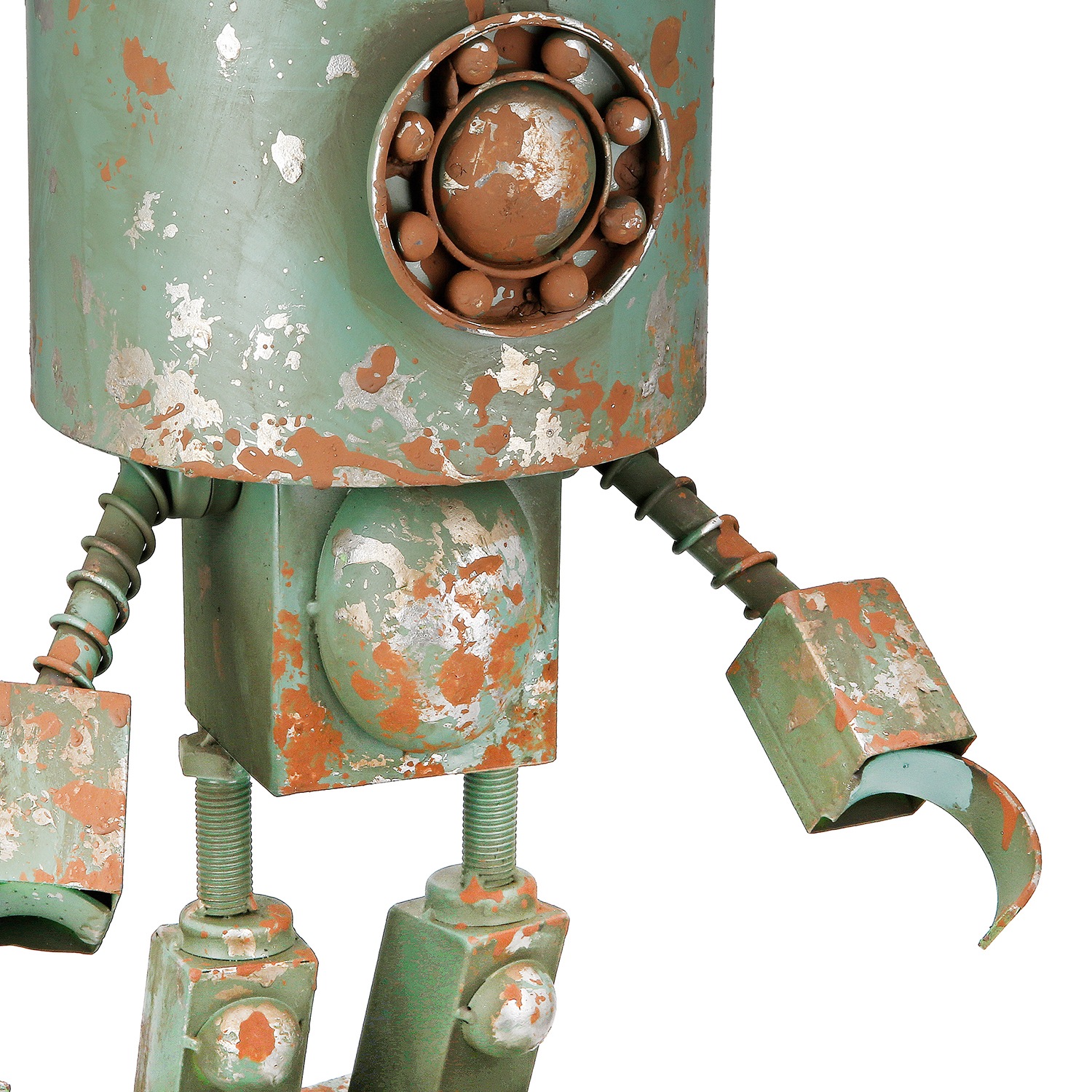 Casablanca by Gilde Übertopf »Übertopf Roboter Robotic grün H. 42 cm«, (1 St.)