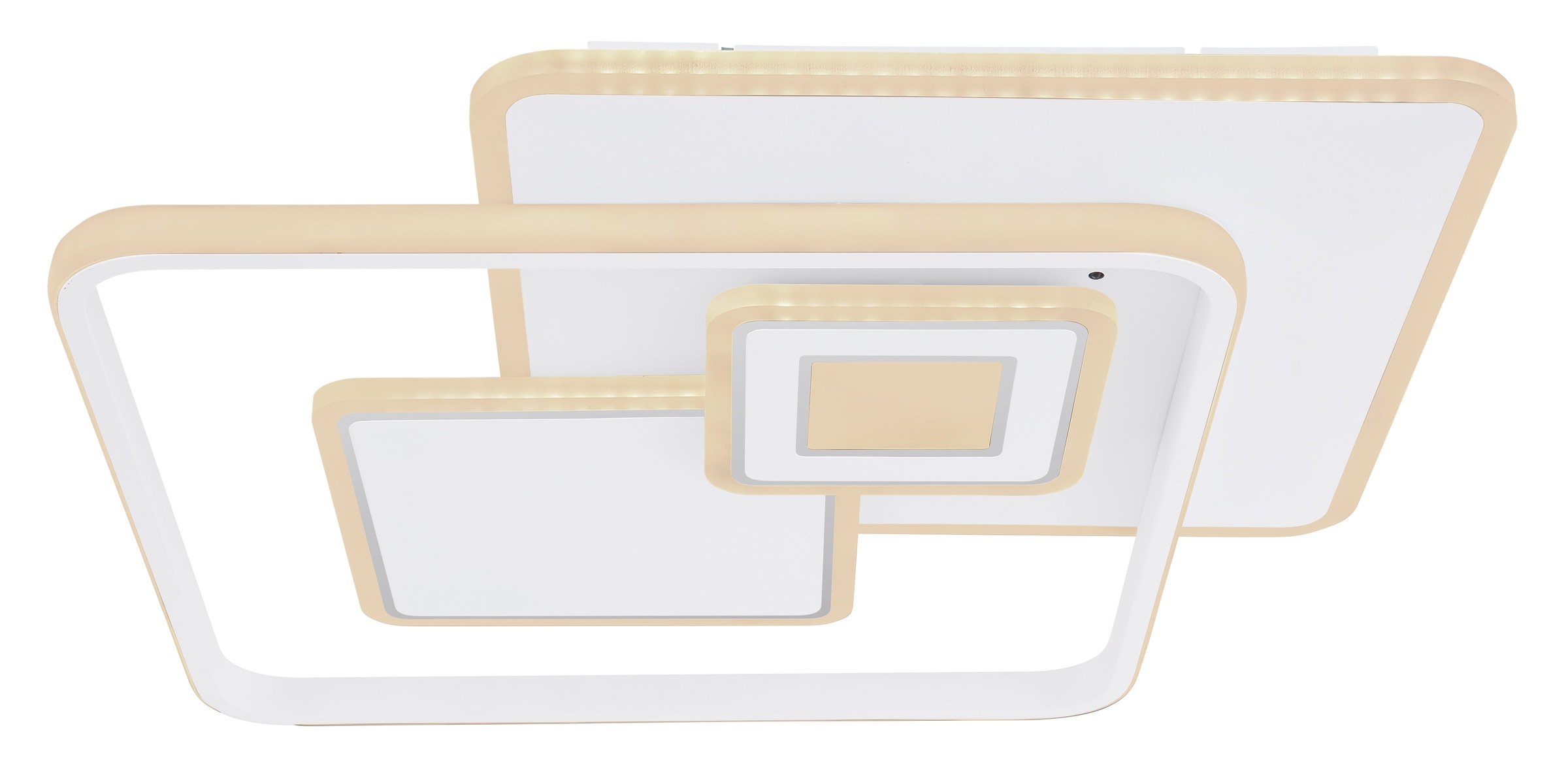 GLOBO LIGHTING LED Deckenleuchte »RODERICK«, Leuchtmittel LED-Modul | LED fest integriert, Deckenlampe/quadratisch/Wohnzimmer/Schlafzimmer/modern