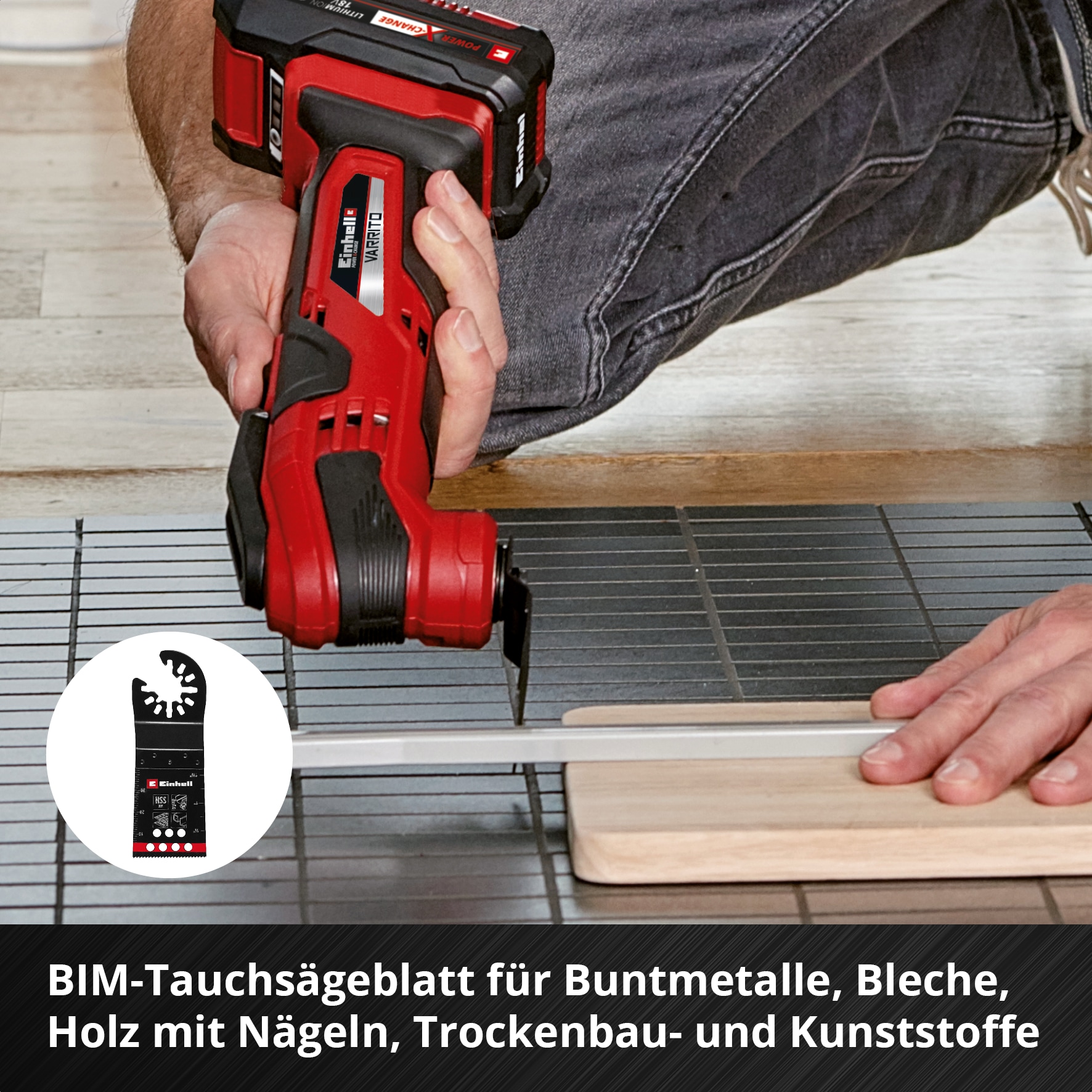 Einhell Tauchsägeblatt, (6 St.), 6-tlg. Multitool-Set