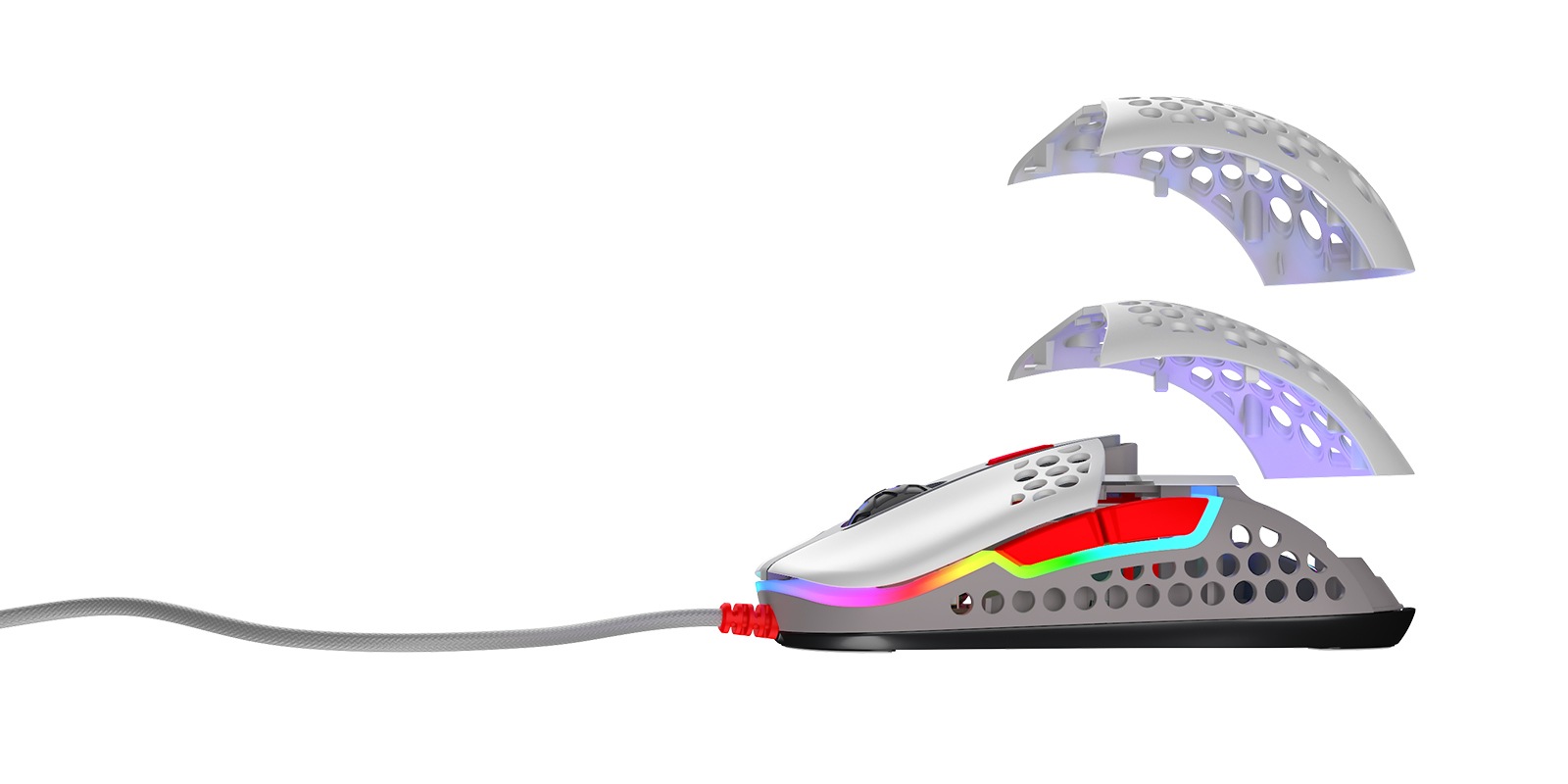 Cherry Xtrfy Gaming-Maus »M42 RGB«, kabelgebunden, ultraleichte Gaming-Maus