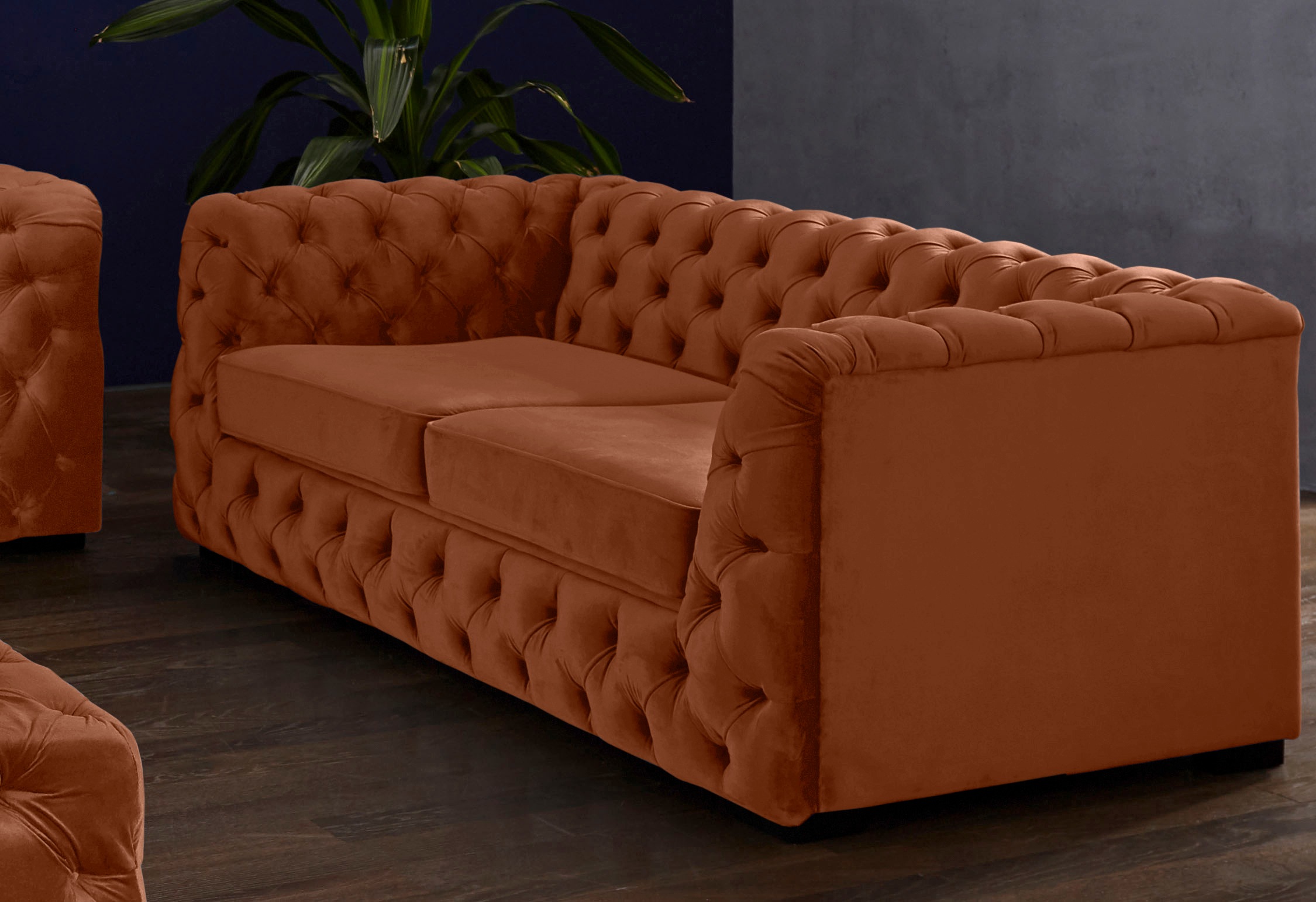 Guido Maria Kretschmer Home&Living Chesterfield-Sofa »Kalina«, mit klassischer Chesterfield-Knopfheftung
