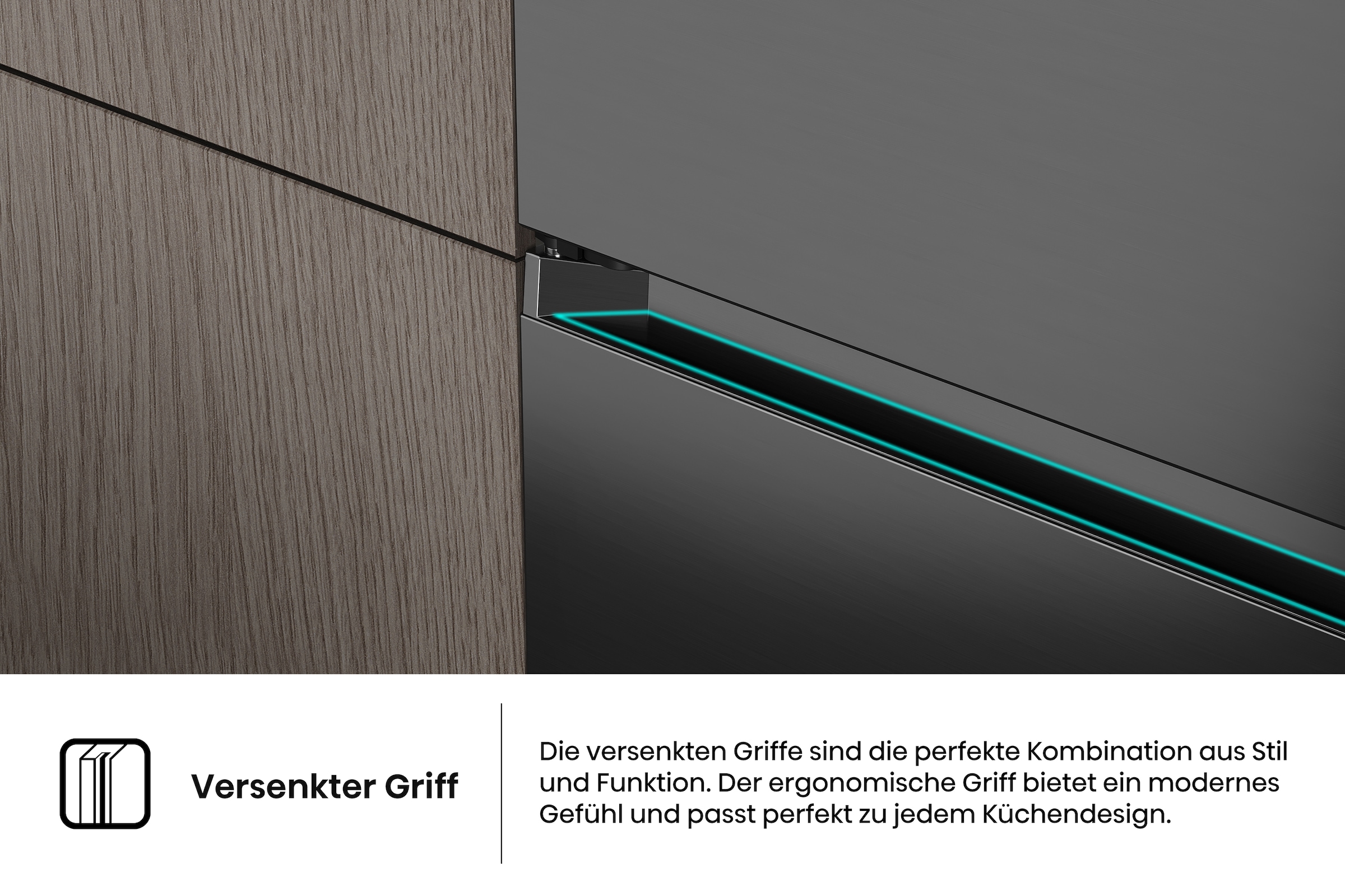 Hisense Kühl-/Gefrierkombination »RB3K330SAFC« 185,6 cm hoch 59,5 cm breit Total NoFrost