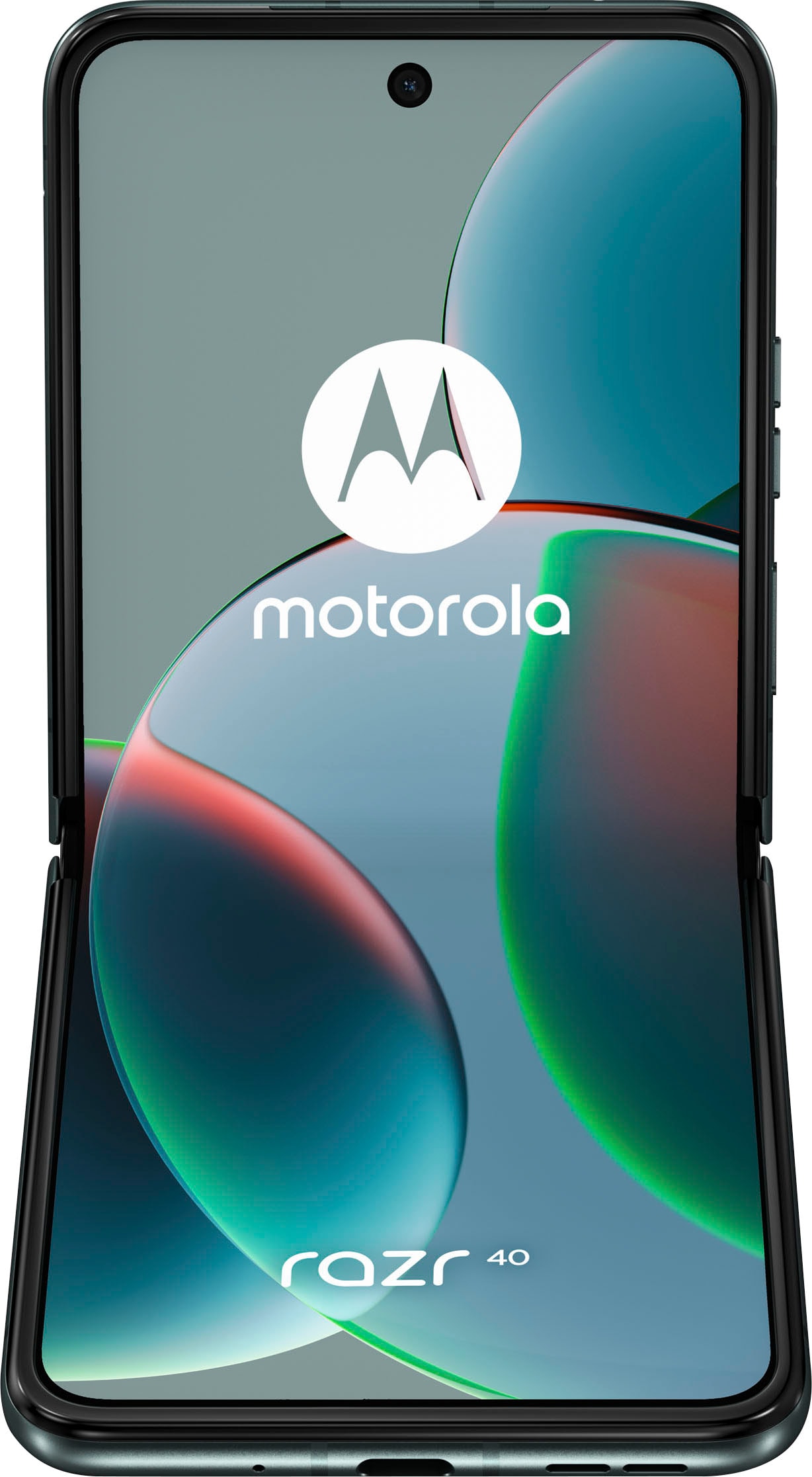 64 256 Raten auf Kamera Motorola »Razr40«, Zoll, Sage Speicherplatz, cm/6,9 17,53 GB bestellen MP Smartphone Green,