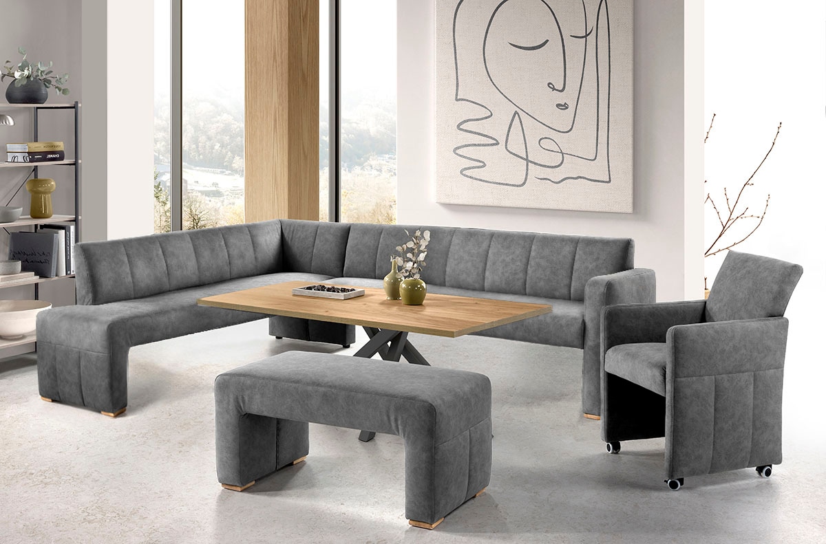 exxpo - sofa fashion Essbank, elegant und modern mit hohem Sitzkomfort