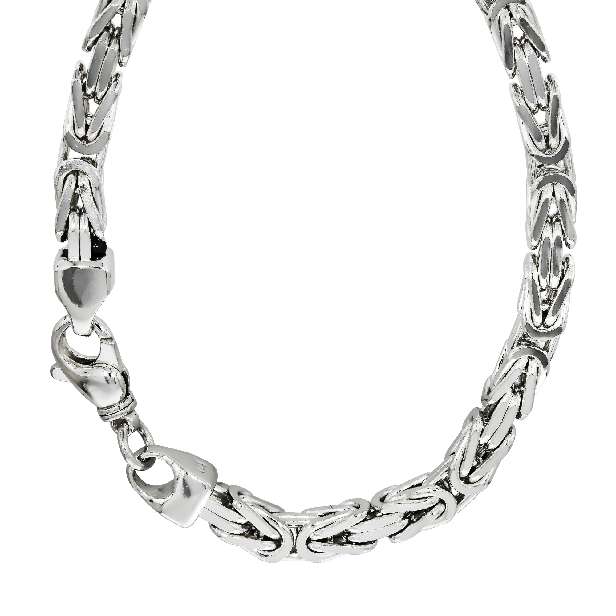 Zeeme Collierkettchen »Silber 925 poliert Königskette 8mm breit«