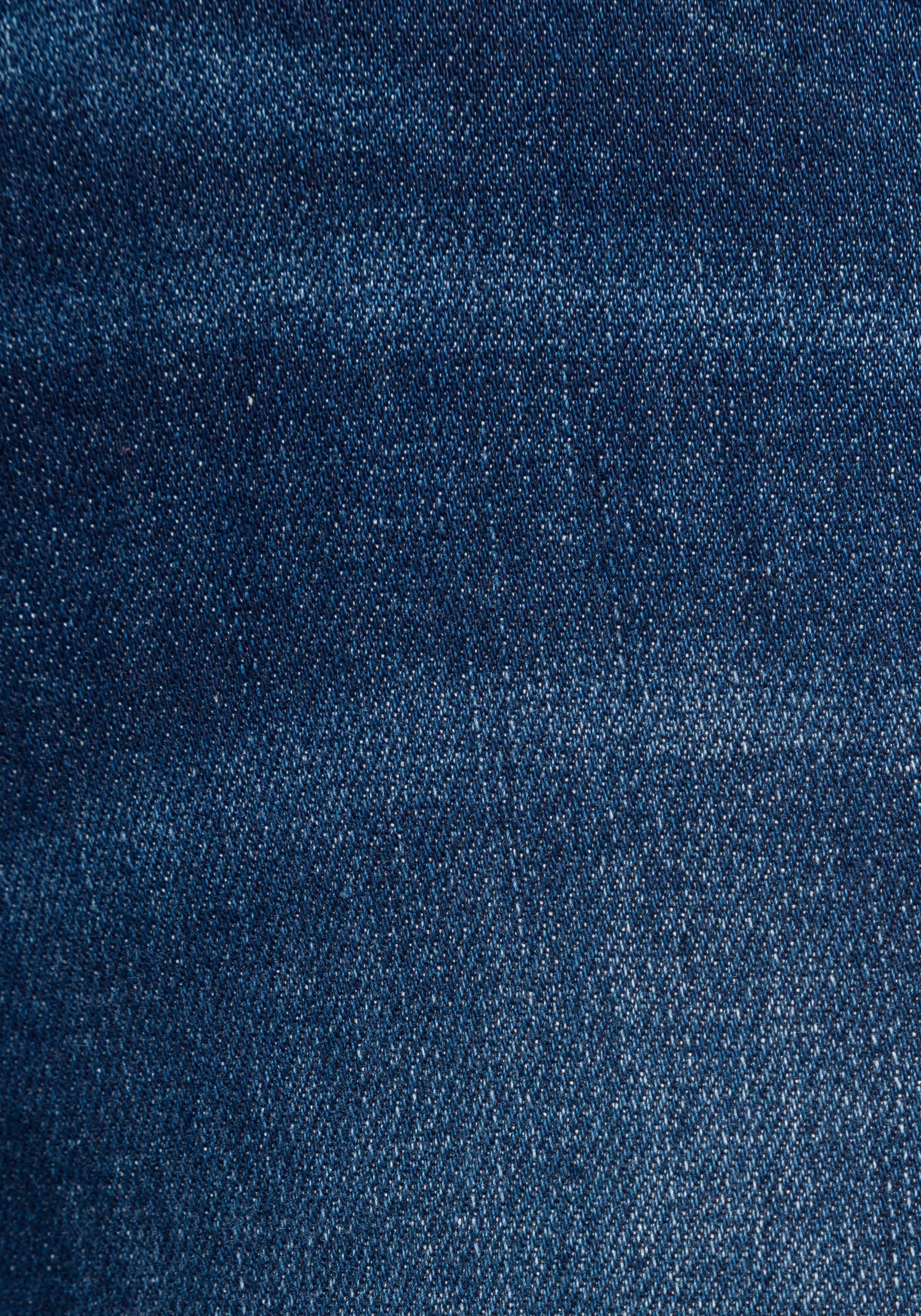 H.I.S Bootcut-Jeans »High-Waist«, hohe Taille, Bootcut, mit Used-Effekten, auch in Langgrößen