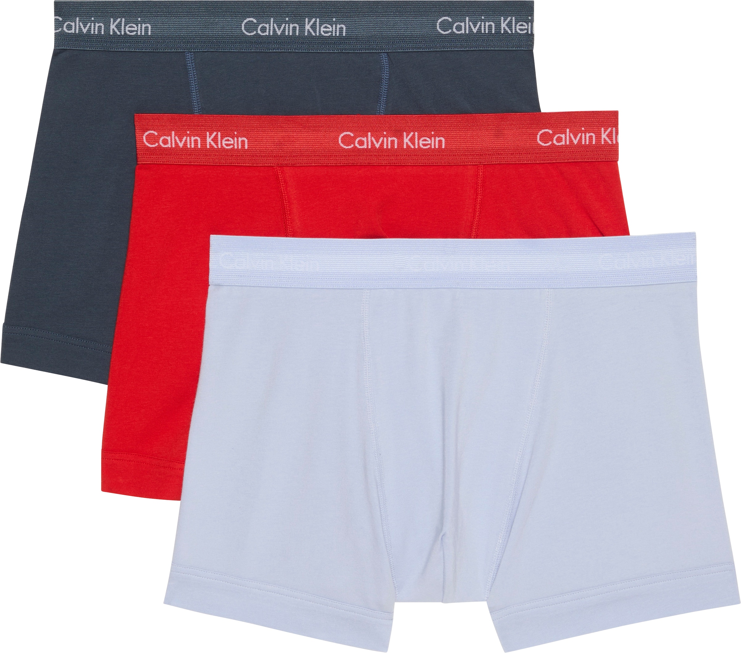 Calvin Klein Underwear Trunk »TRUNK 3PK« Packung, 3er-Pack, 3 Stk. mit Logo-Elastikbund