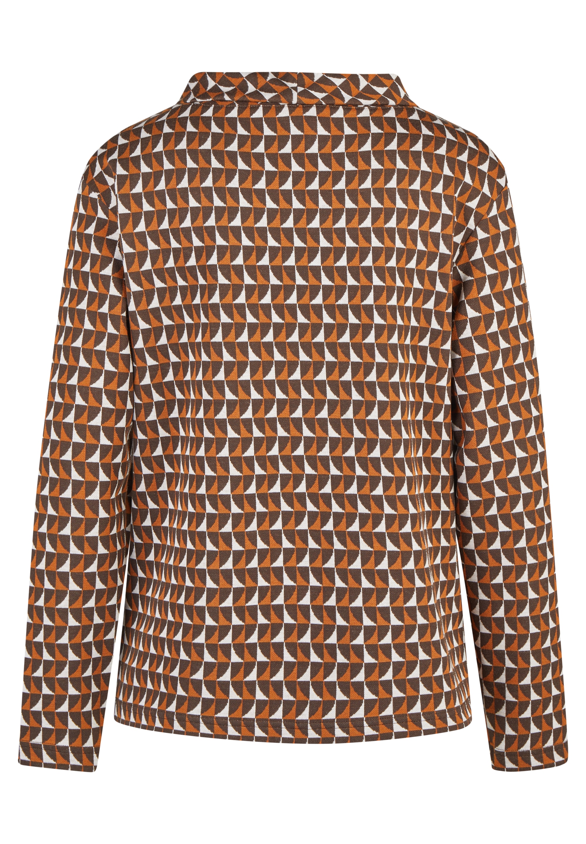 Rabe Langarmshirt mit grafischem Muster