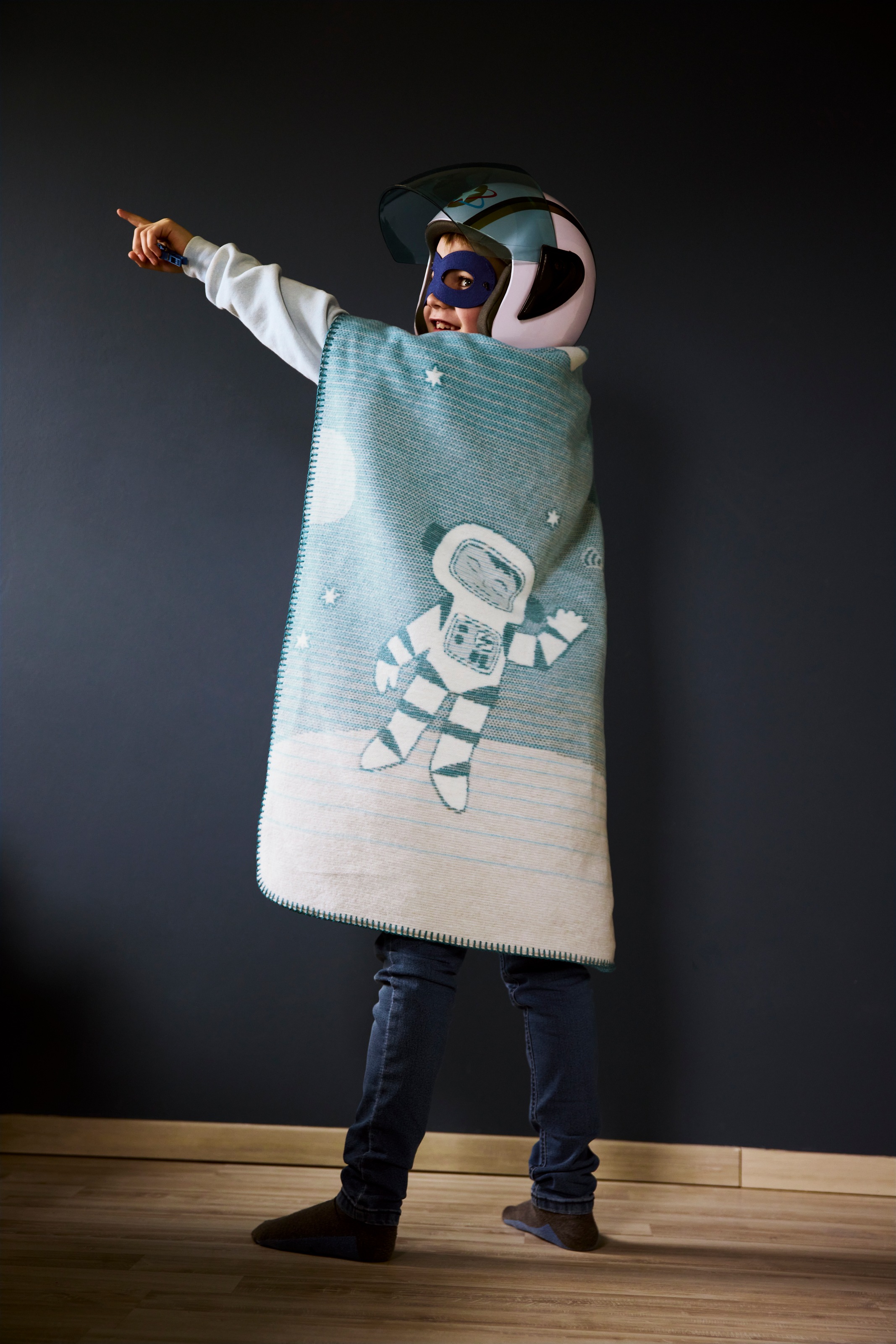 Biederlack Babydecke »Babydecke Spacekid«, 75 x 100, mit Zierstich günstig online kaufen
