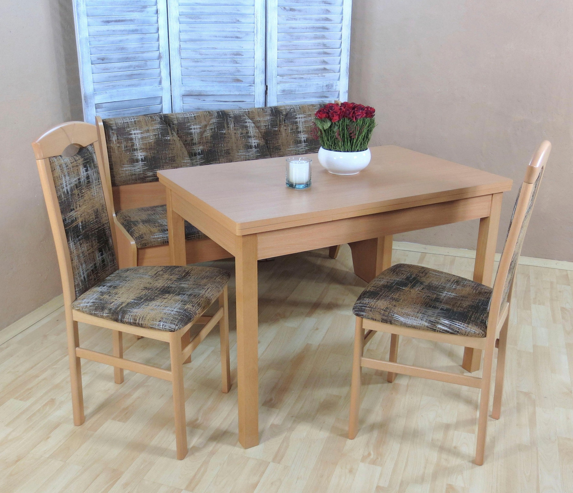 Home affaire Essgruppe »Halle«, (Set, 4 tlg.), mit Truhenbank günstig online kaufen