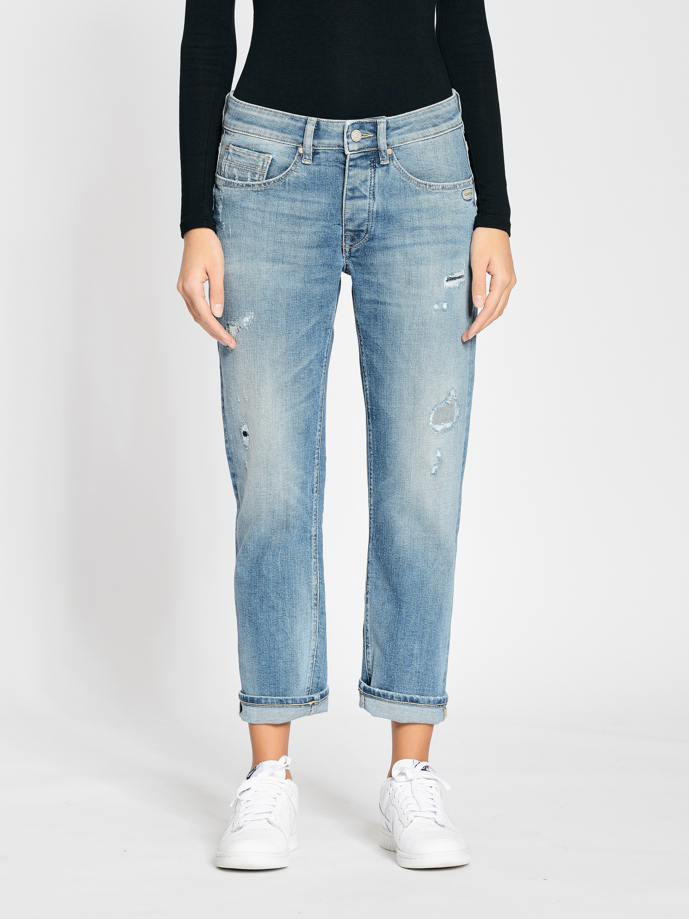 GANG Boyfriend-Jeans »GANG Jeans Boyfriend 94NICA CROPPED«
