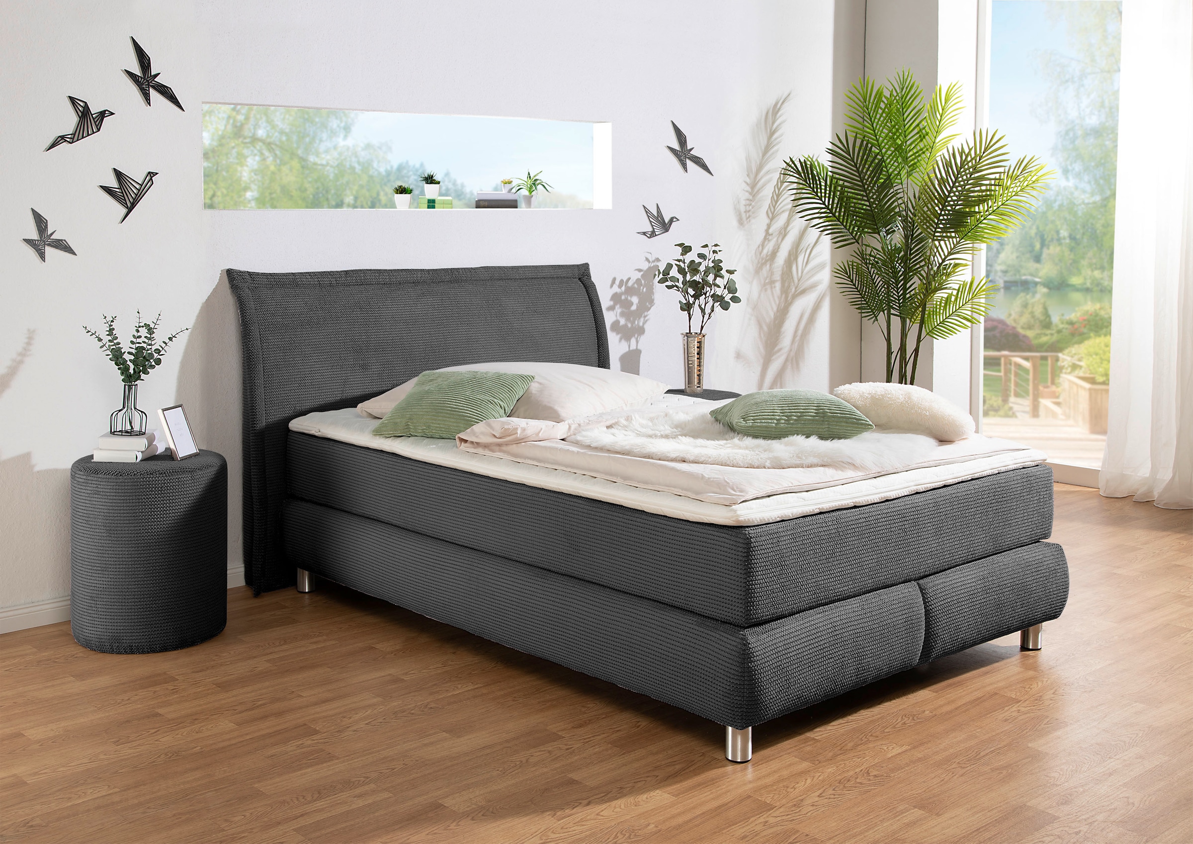 Home affaire Boxspringbett »"Coloma" erhältlich in H2, H3 oder H4 inkl. Top günstig online kaufen