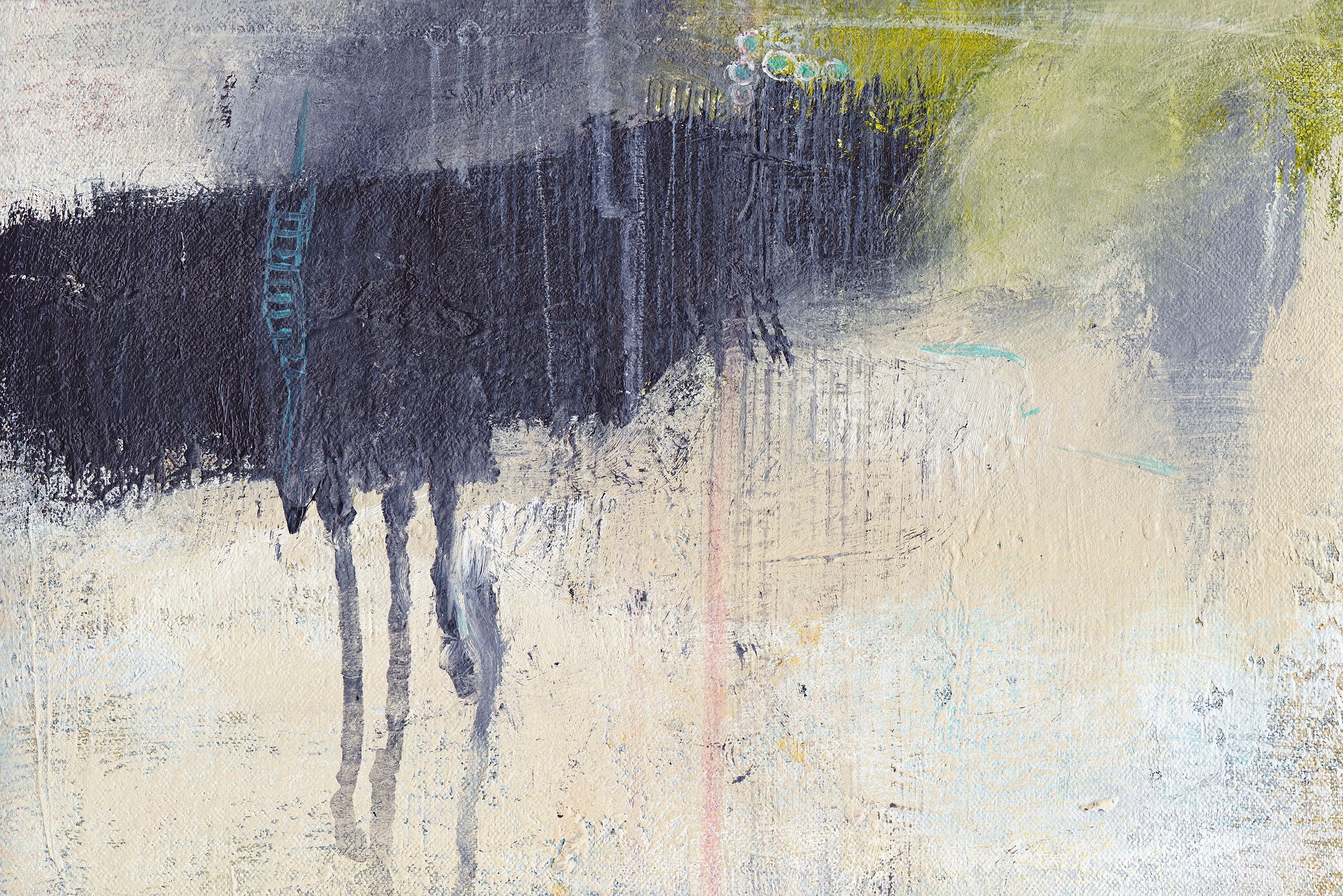 queence Leinwandbild »Kunstwerk«, Abstrakte-Kunst-Modern, Premium-Leinwands günstig online kaufen